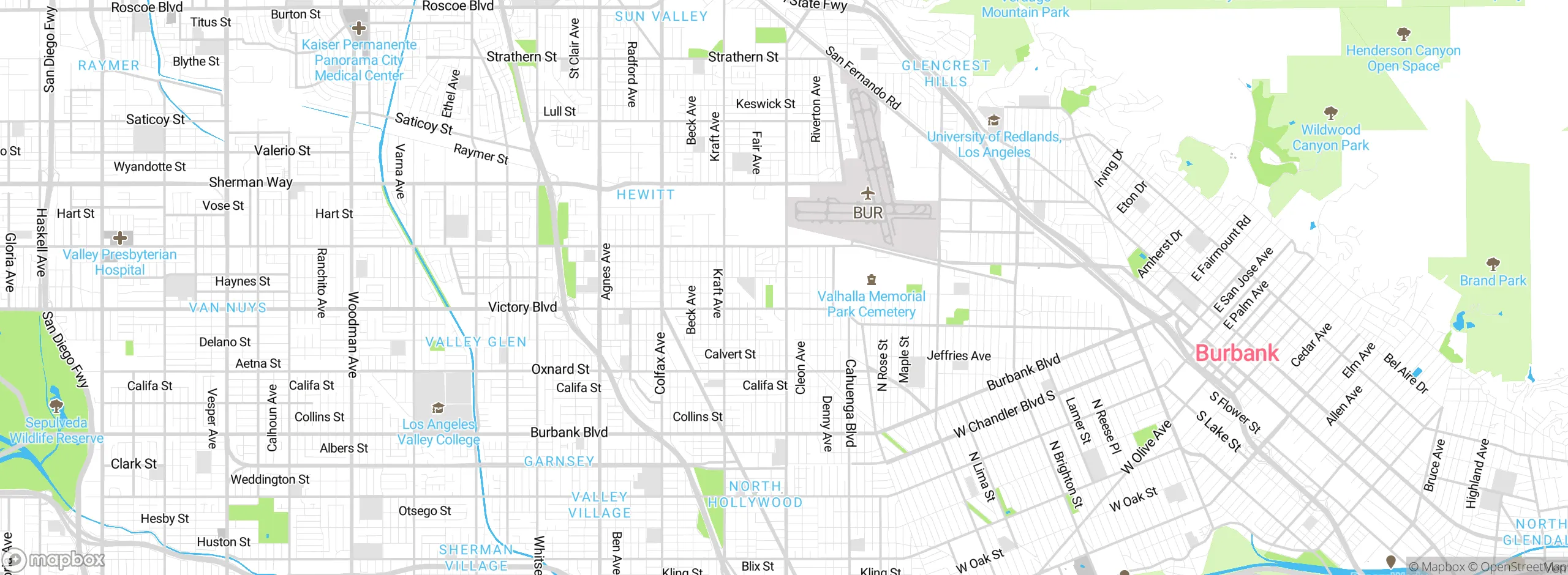 Map showing approximate location