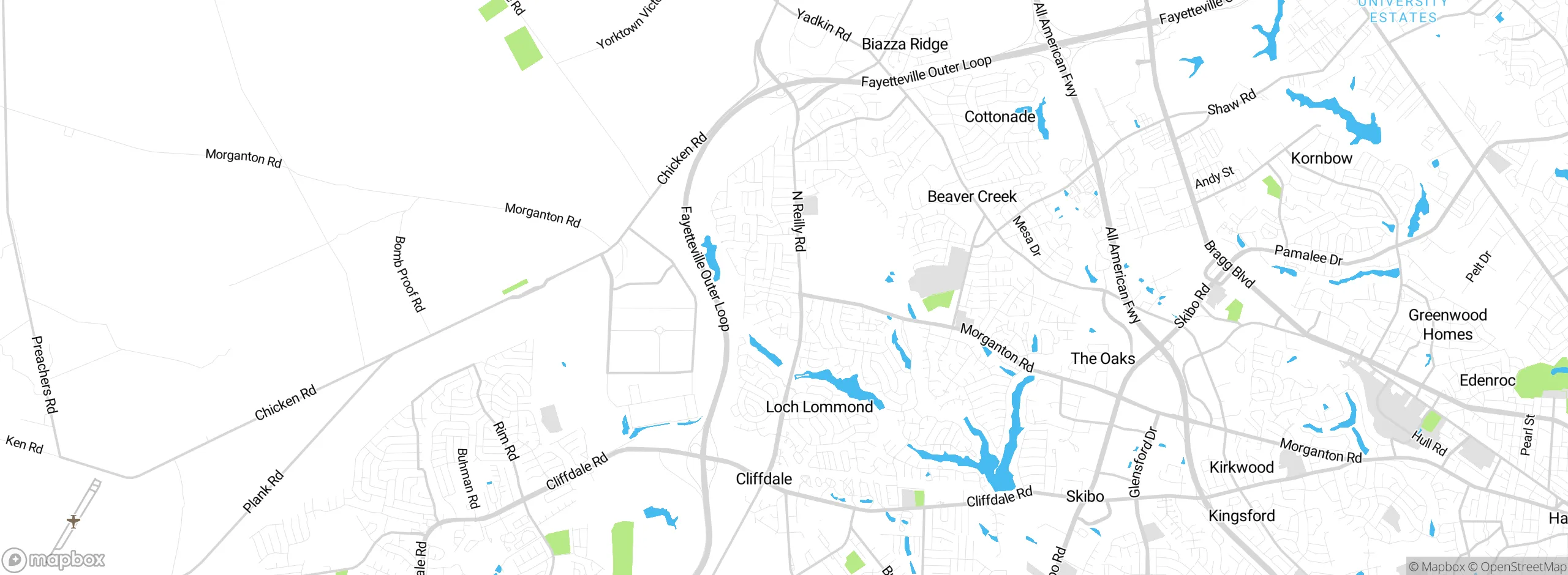 Map showing approximate location