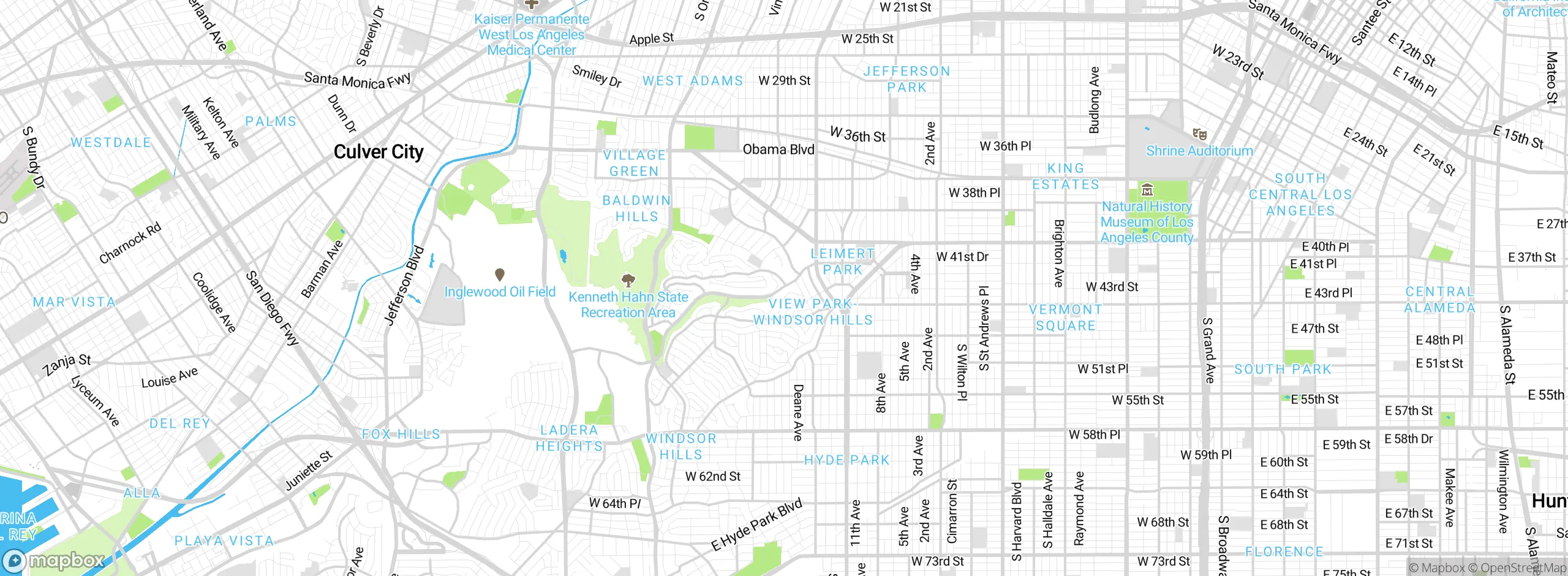 Map showing approximate location