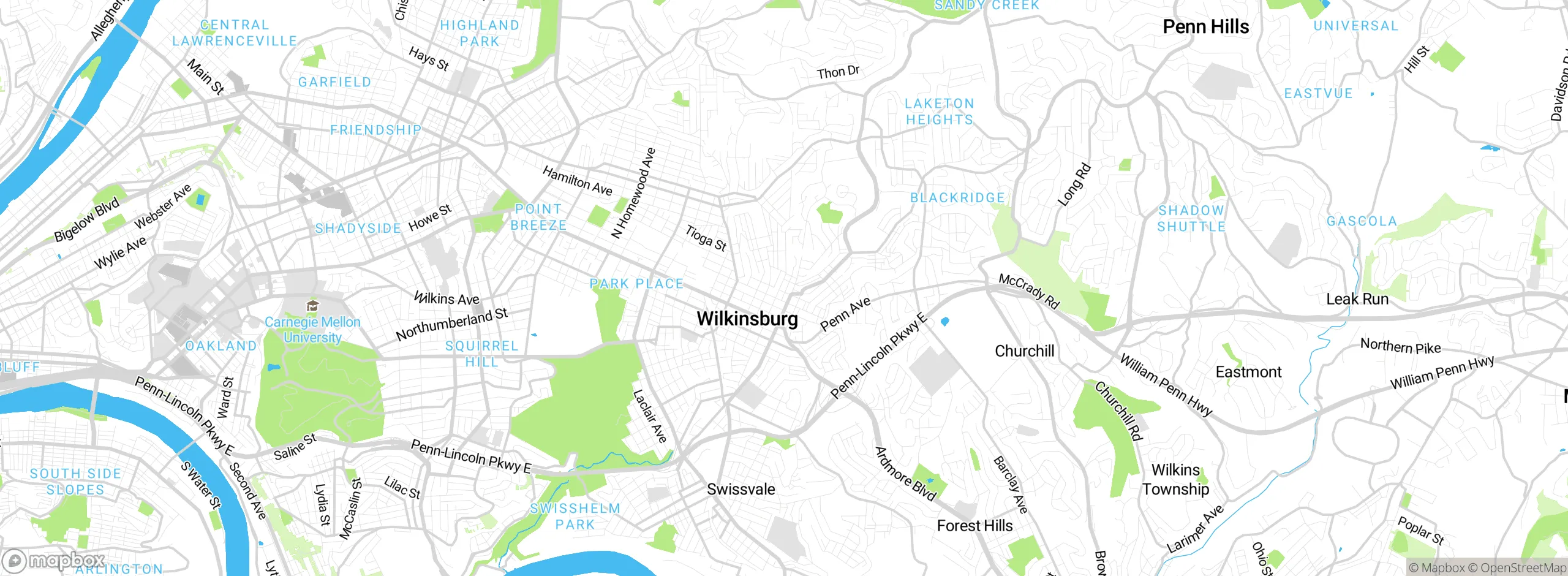 Map showing approximate location