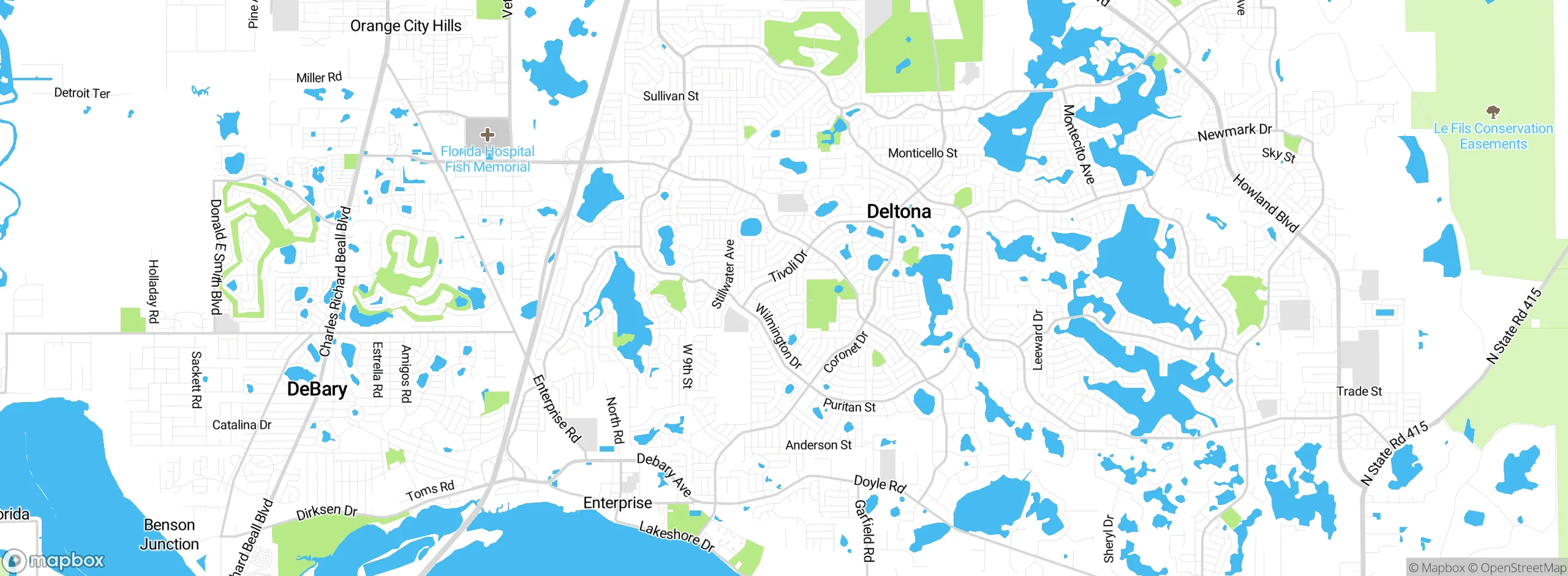 Map showing approximate location