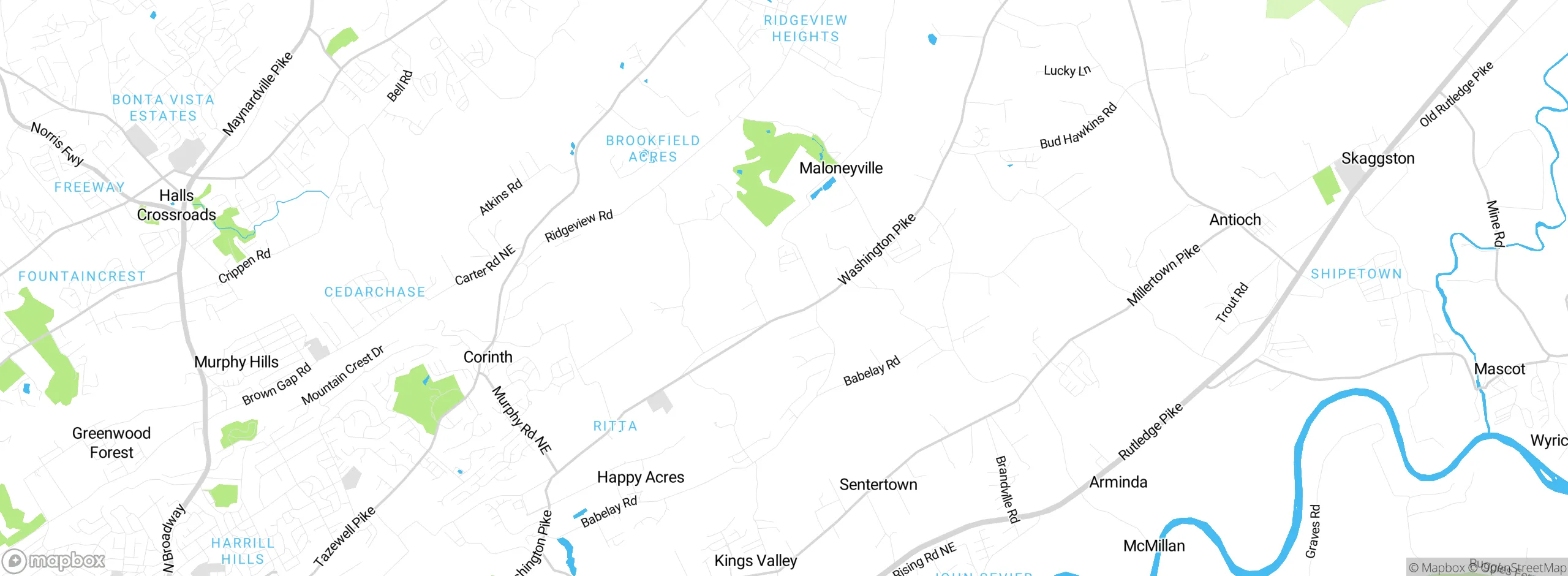Map showing approximate location