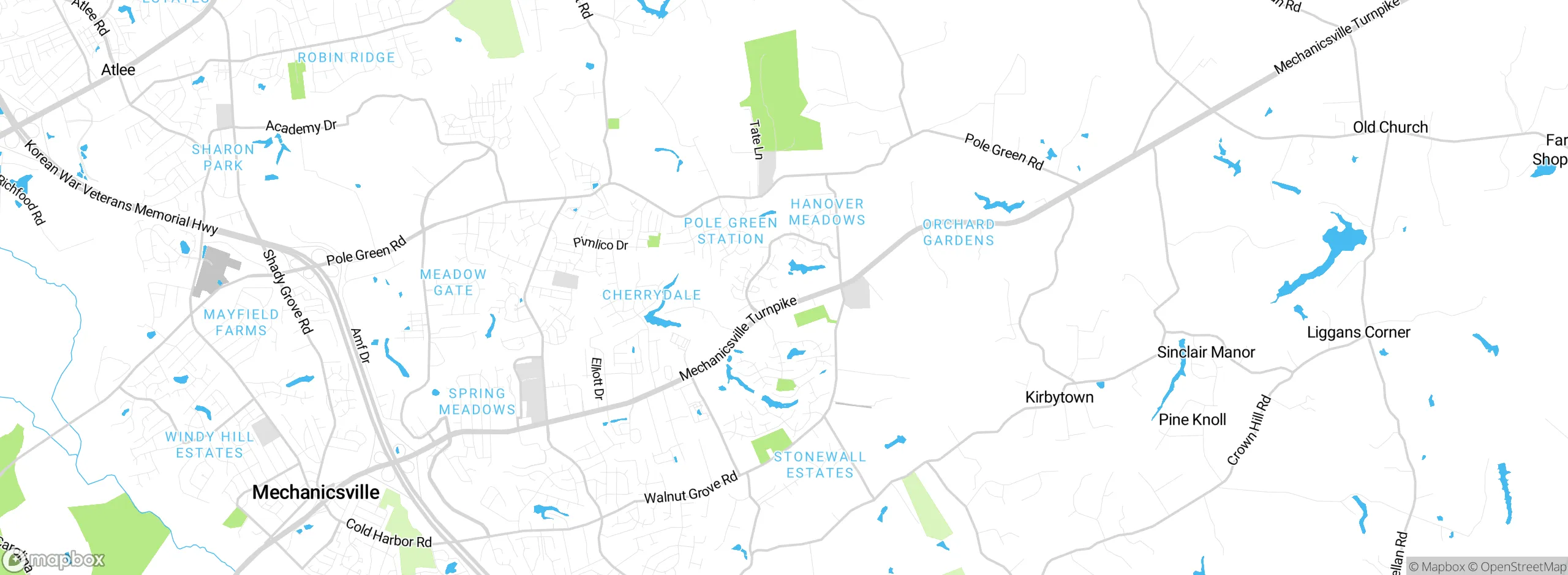 Map showing approximate location