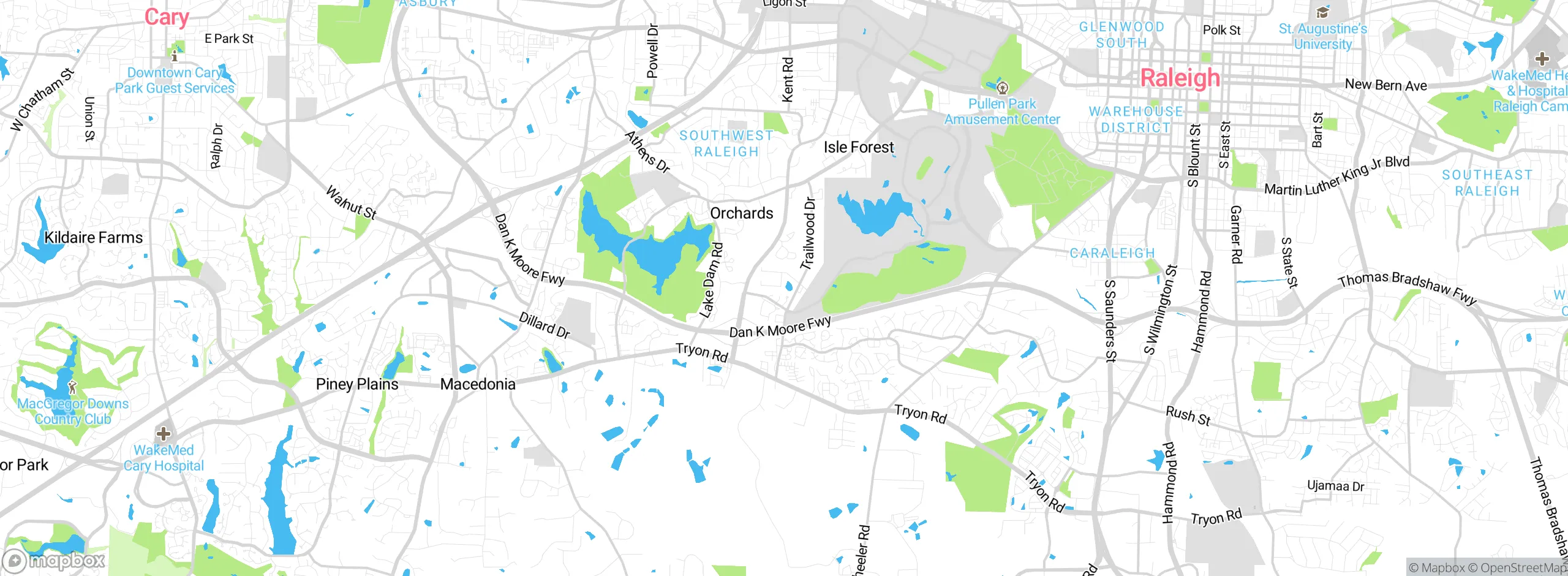 Map showing approximate location