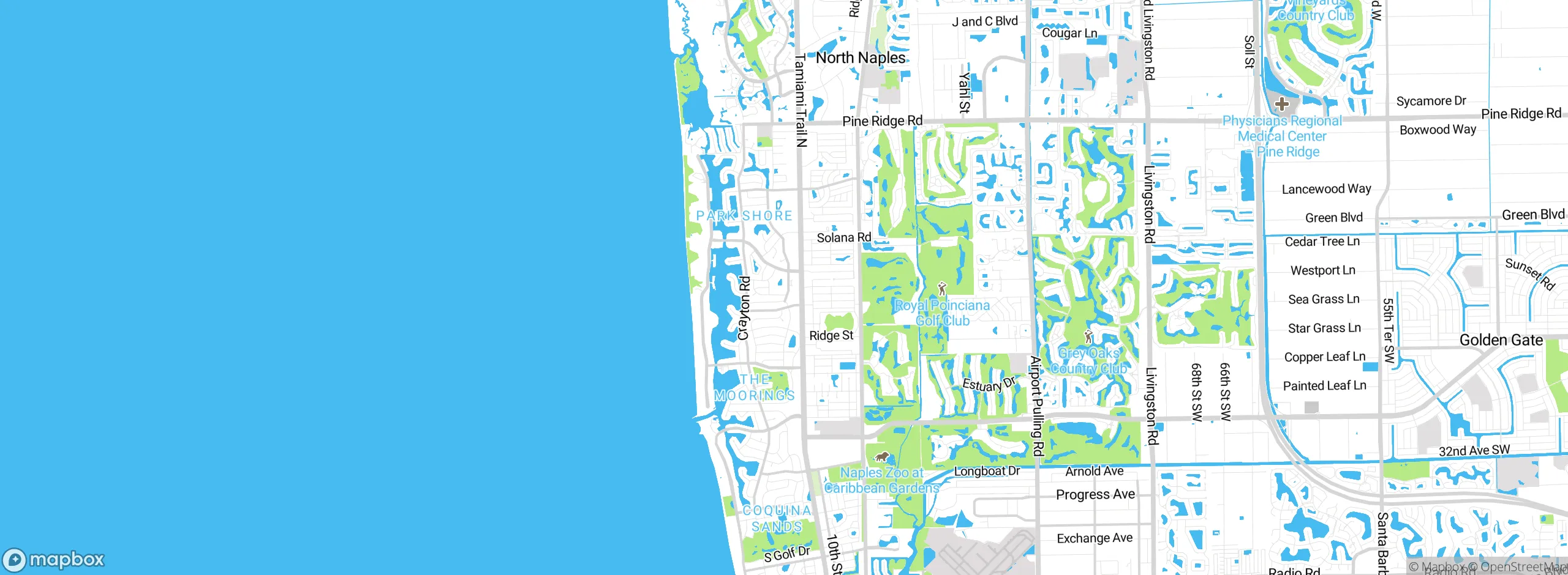 Map showing approximate location