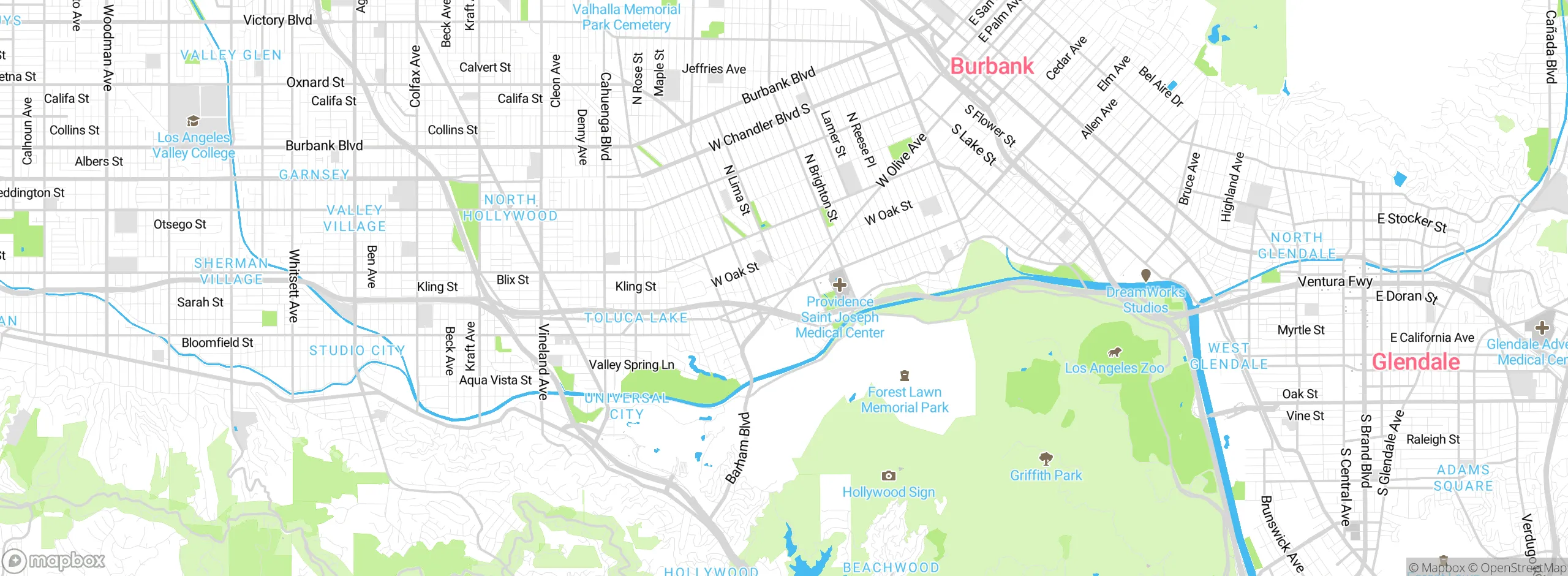 Map showing approximate location