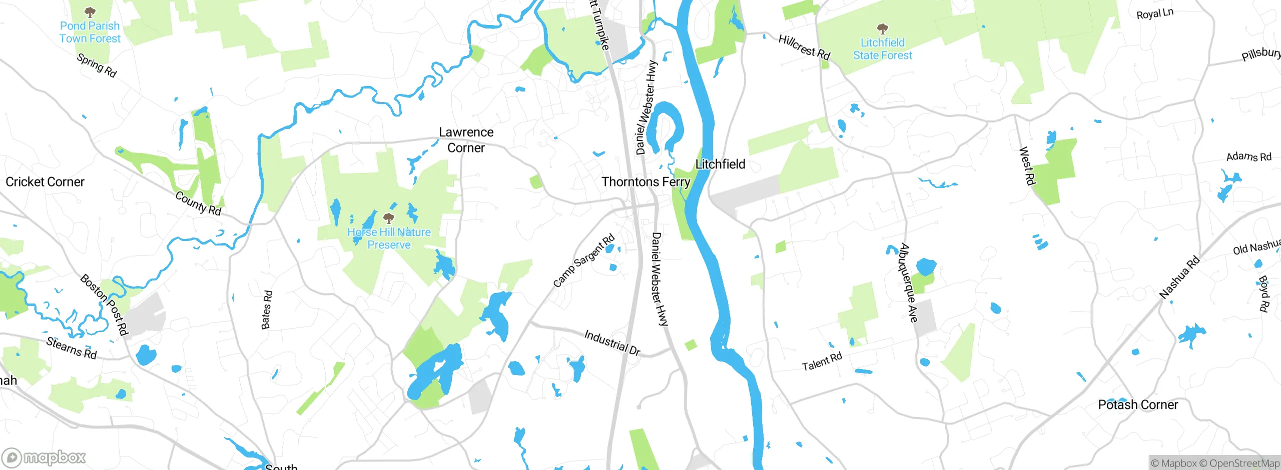 Map showing approximate location