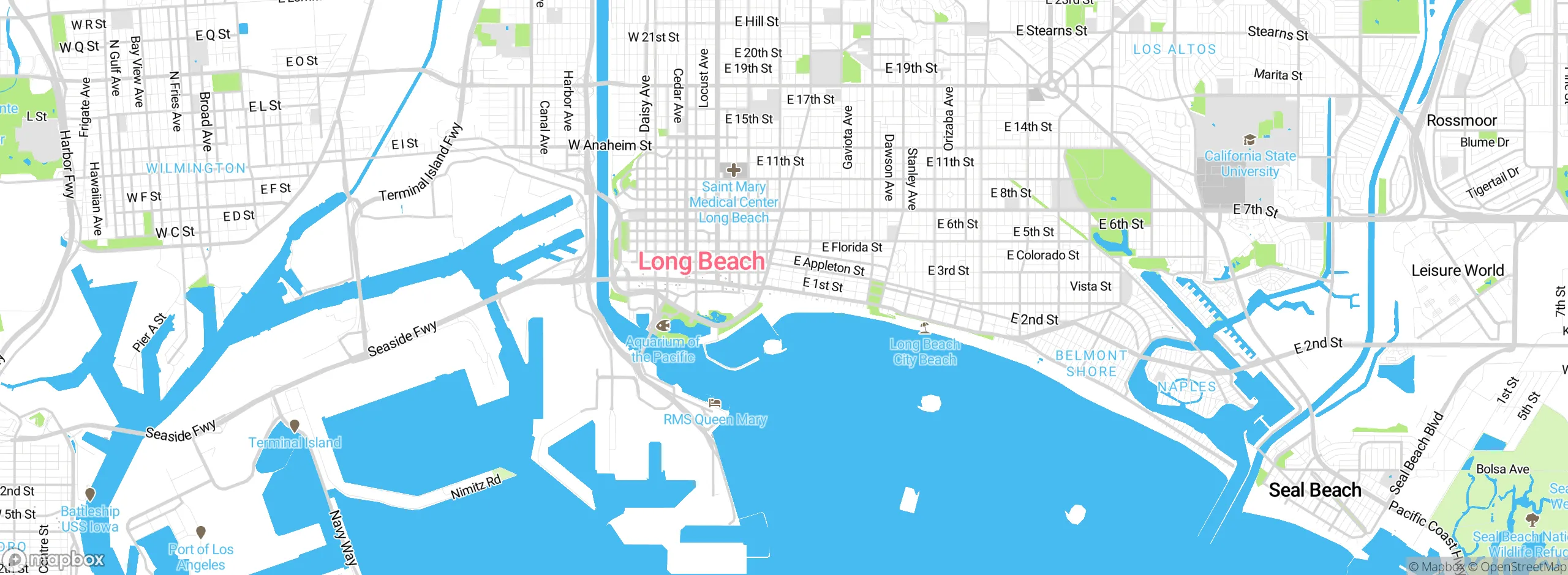 Map showing approximate location