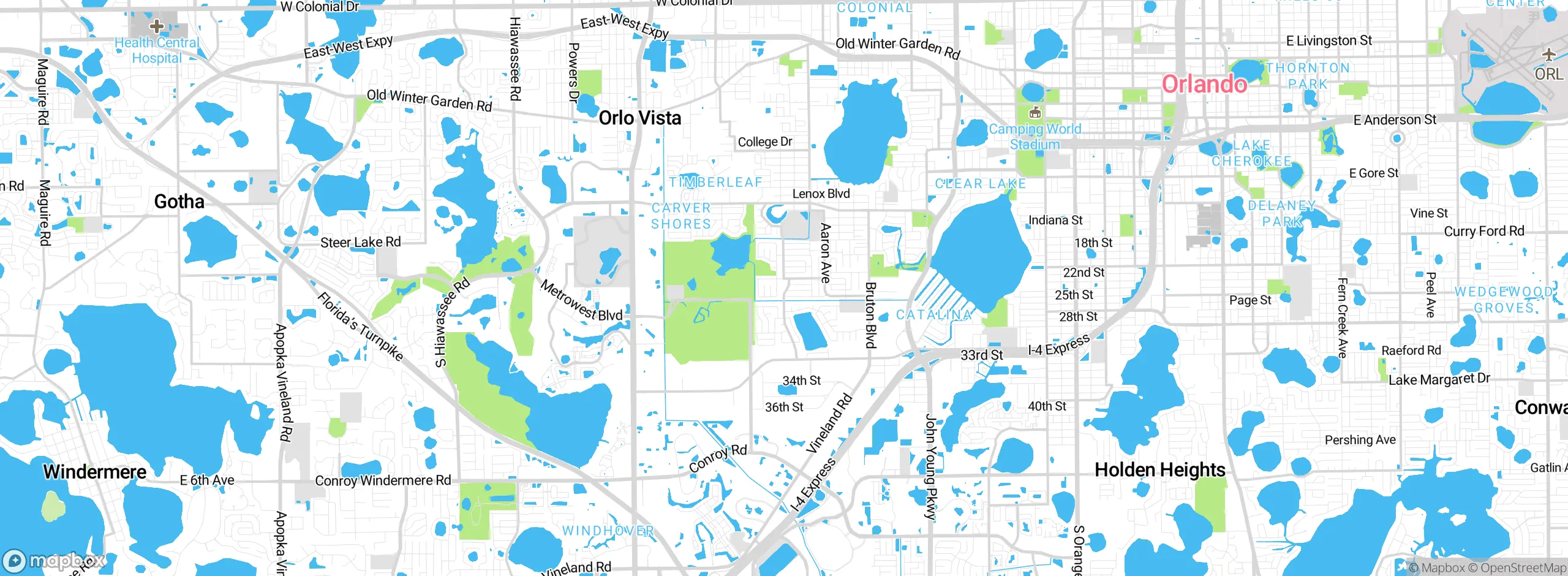 Map showing approximate location