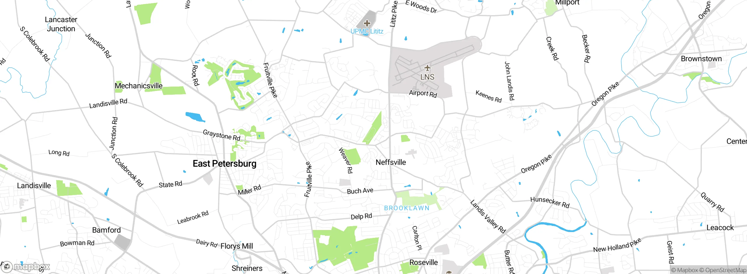 Map showing approximate location