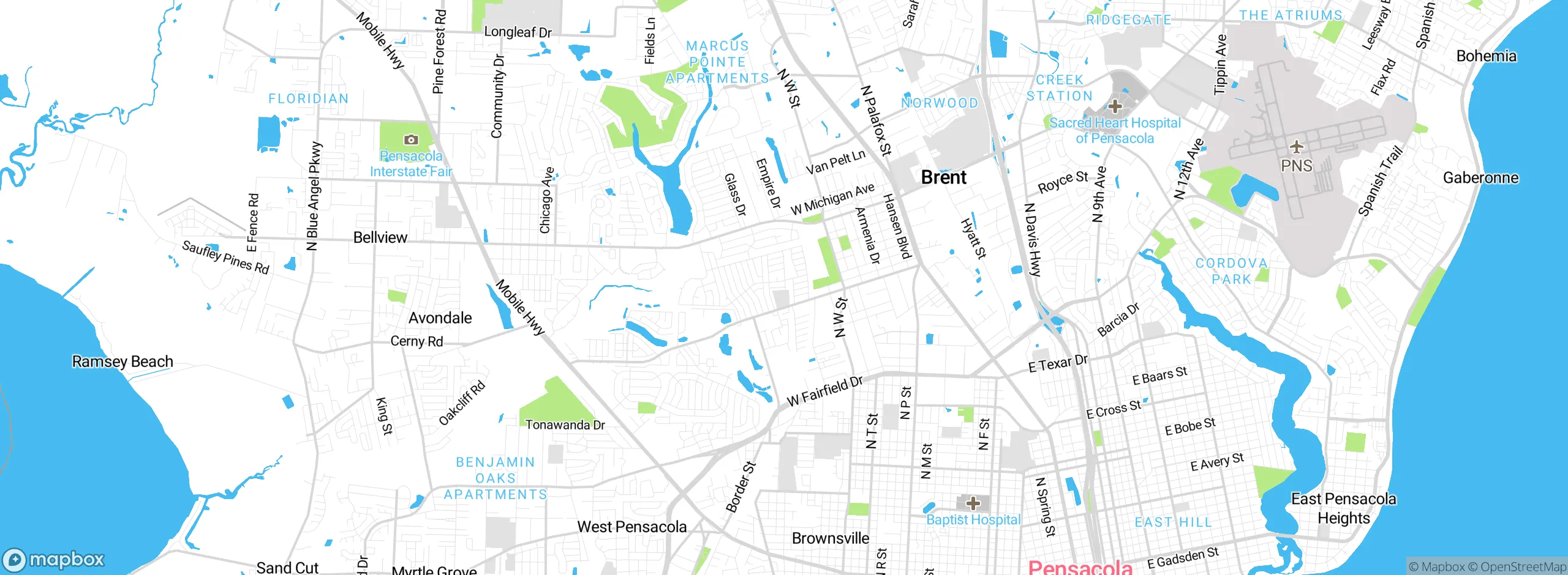 Map showing approximate location