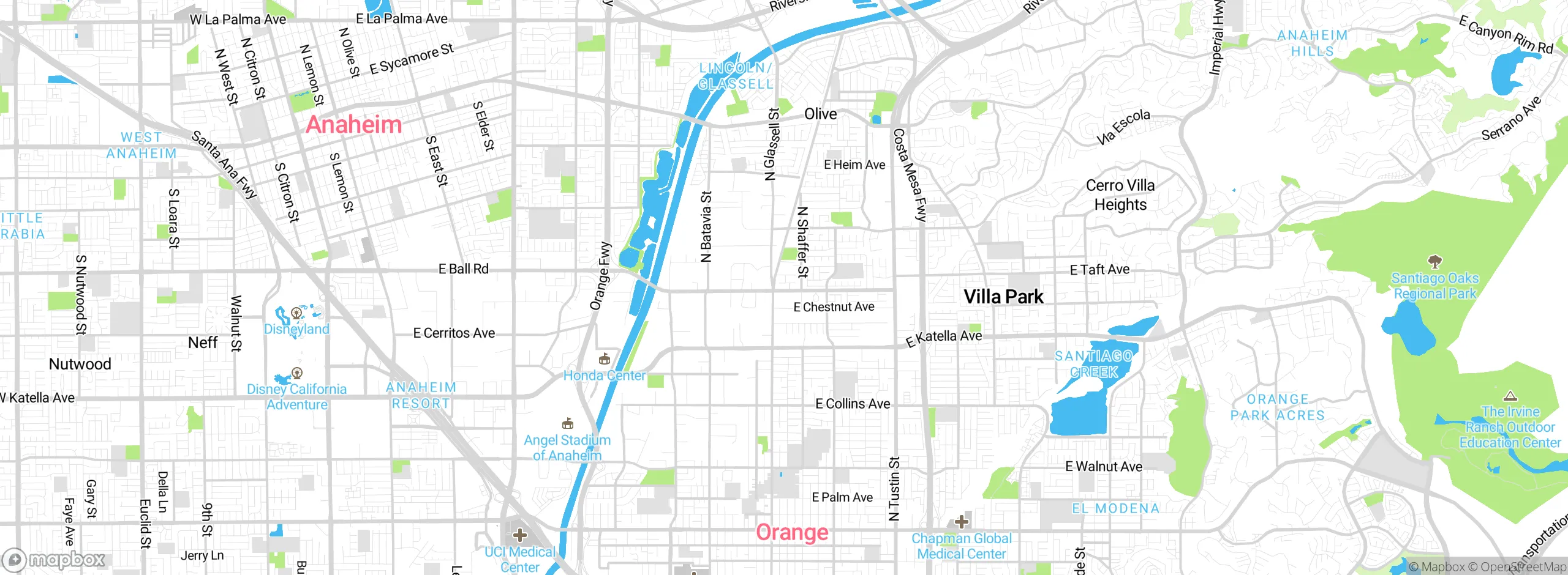 Map showing approximate location