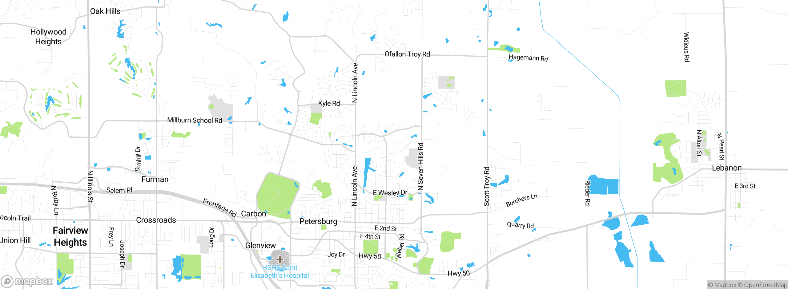 Map showing approximate location