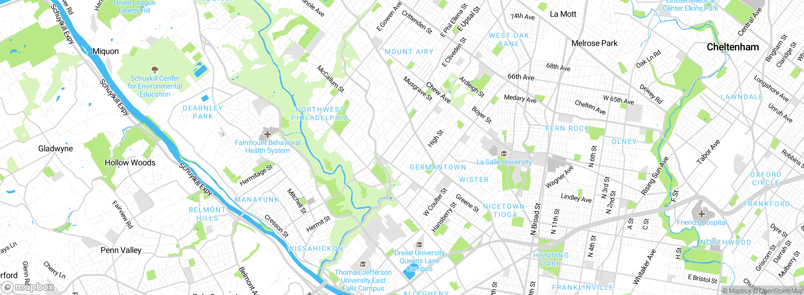 Map showing approximate location
