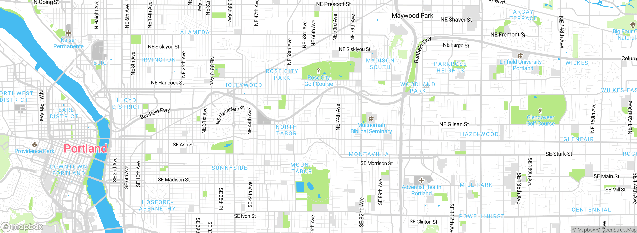 Map showing approximate location