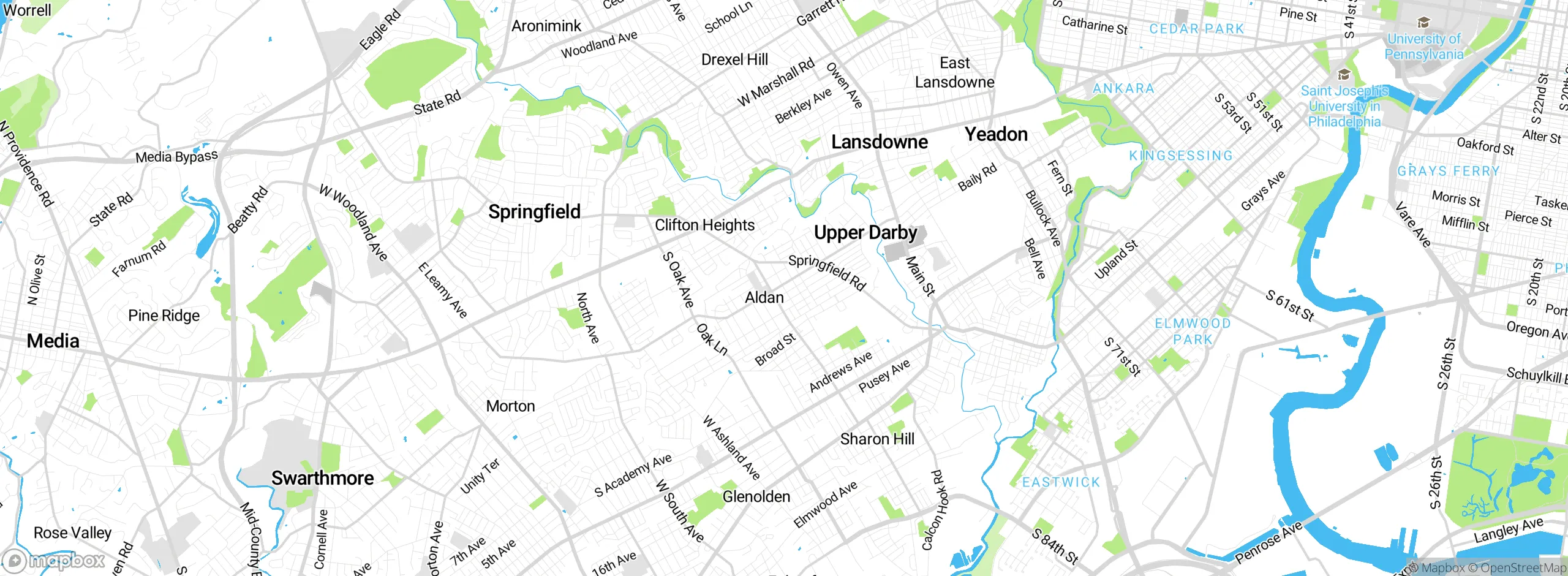 Map showing approximate location