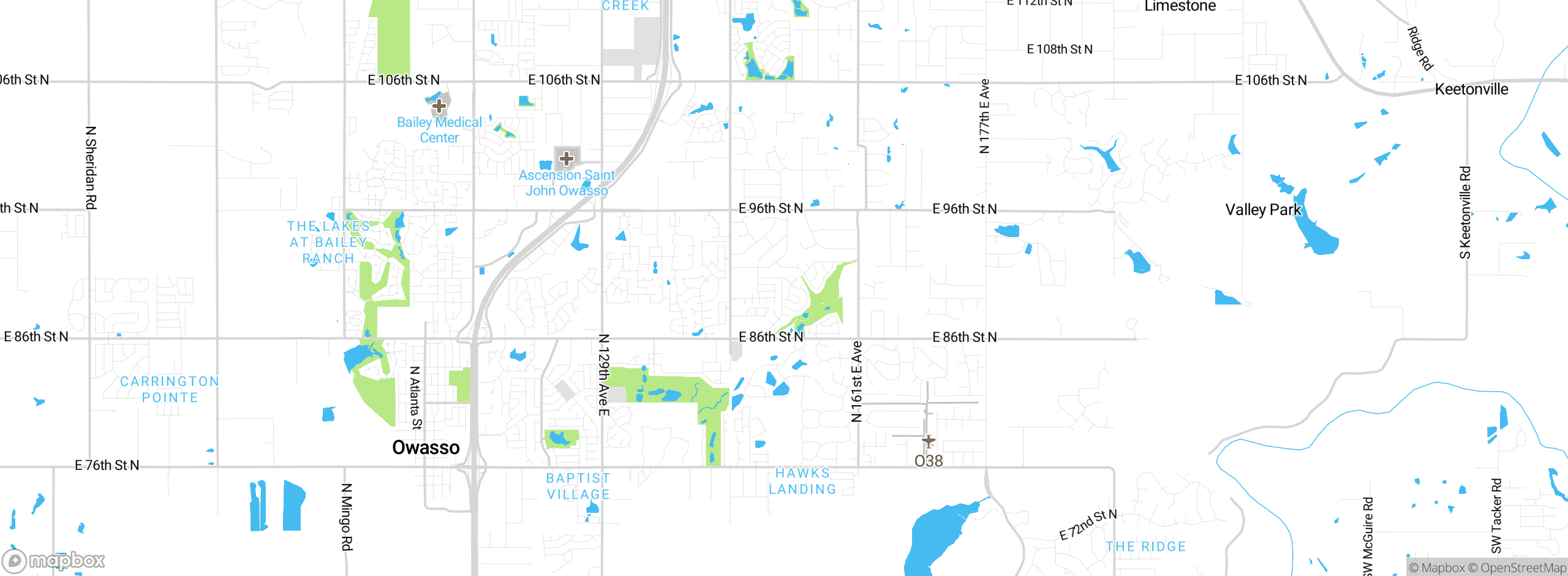 Map showing approximate location