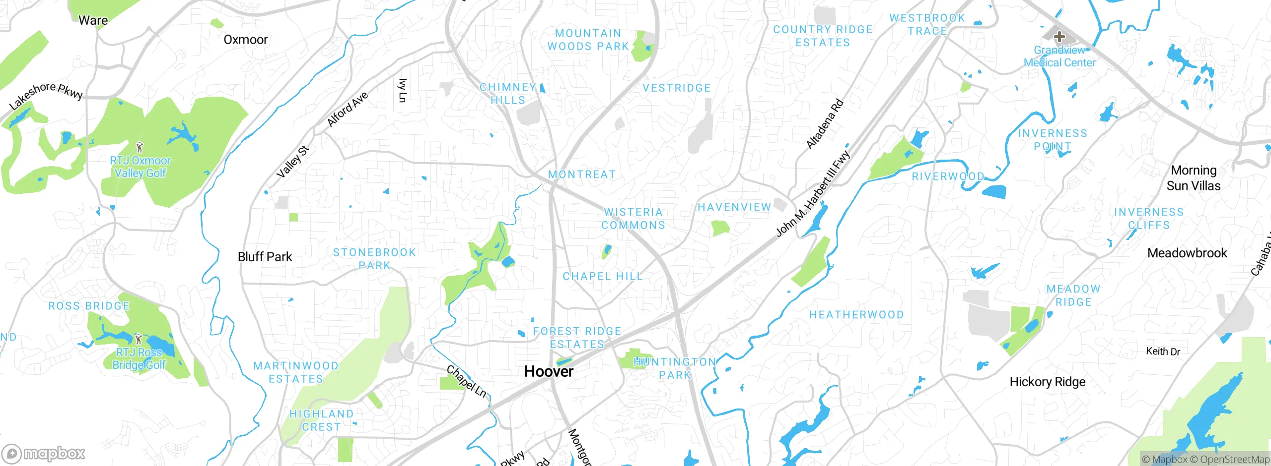 Map showing approximate location