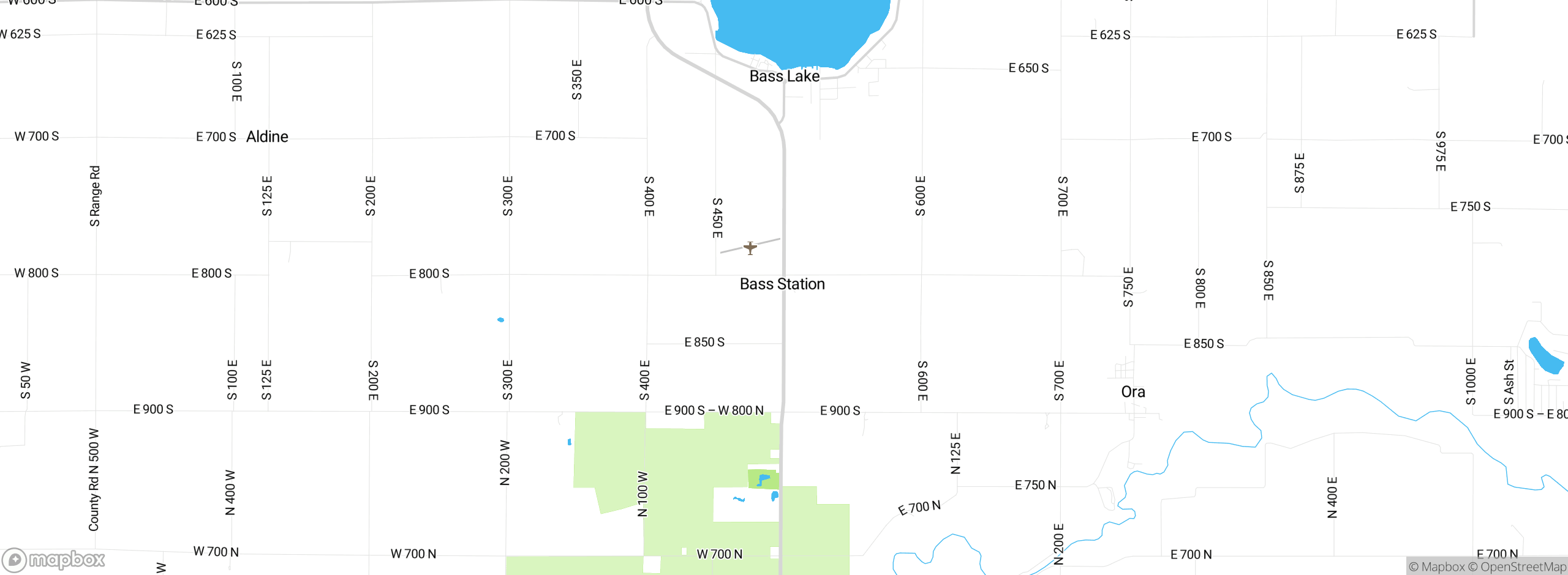 Map showing approximate location