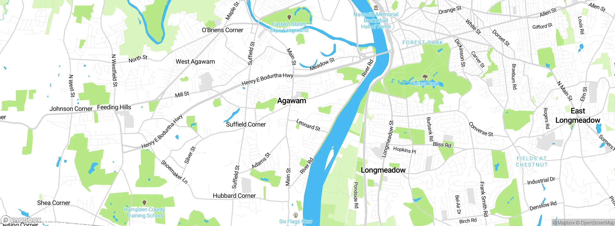 Map showing approximate location