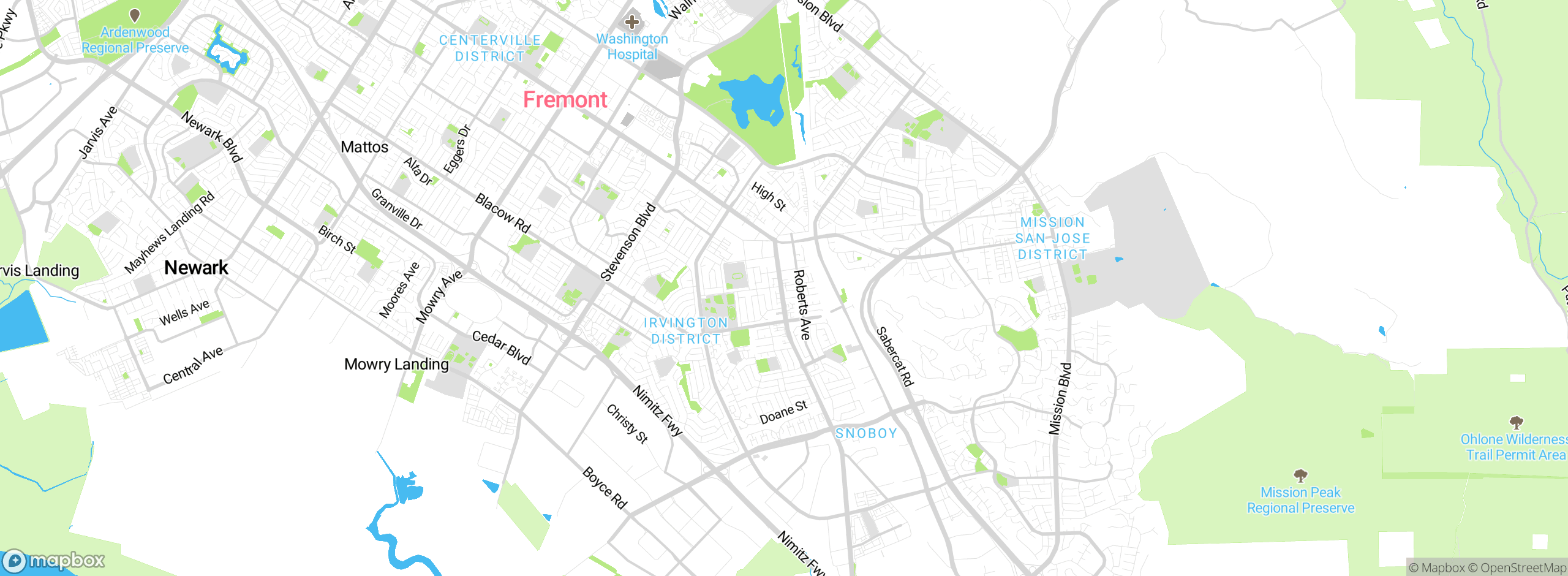 Map showing approximate location