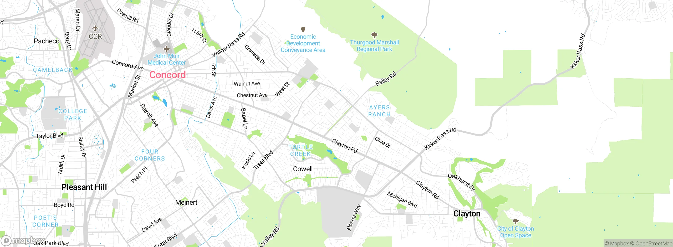 Map showing approximate location