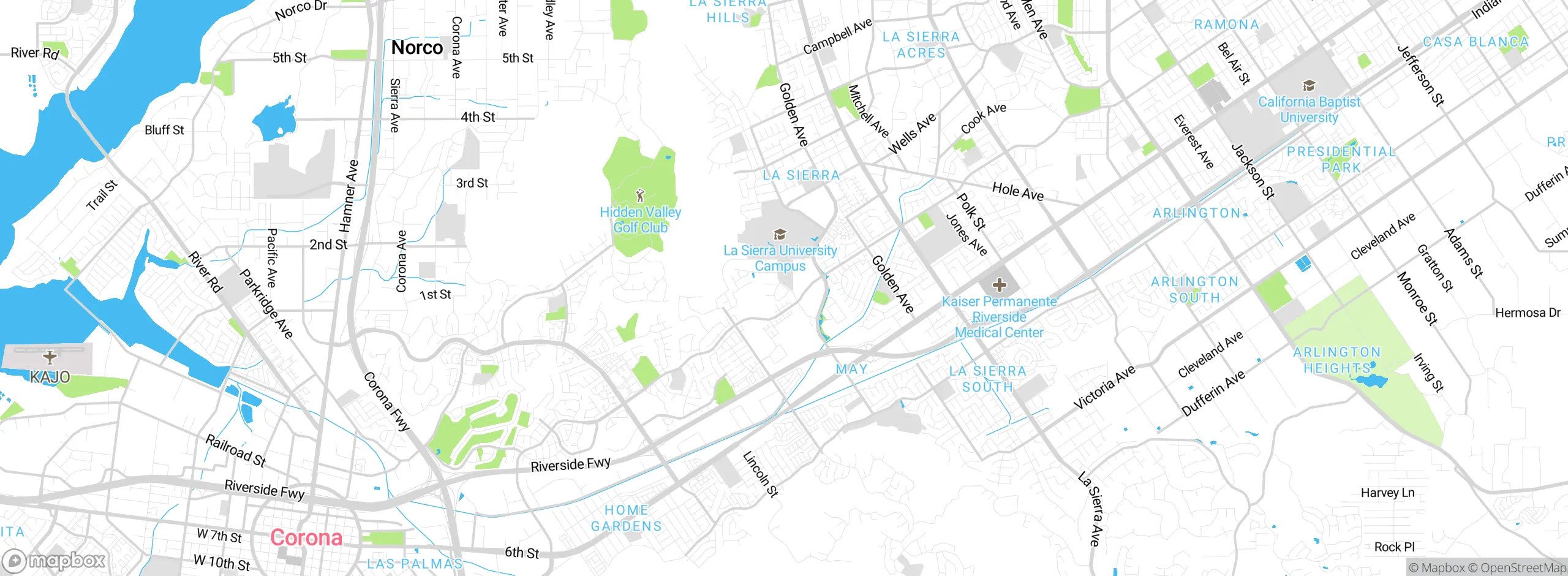 Map showing approximate location