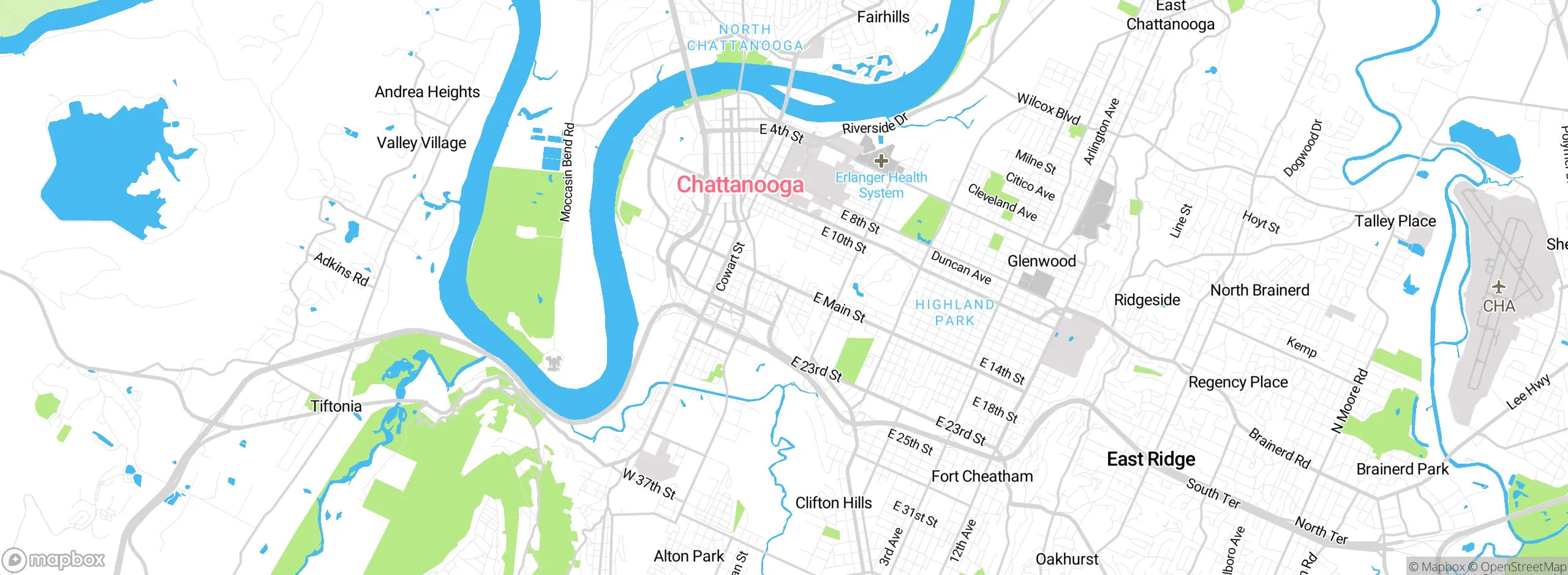 Map showing approximate location
