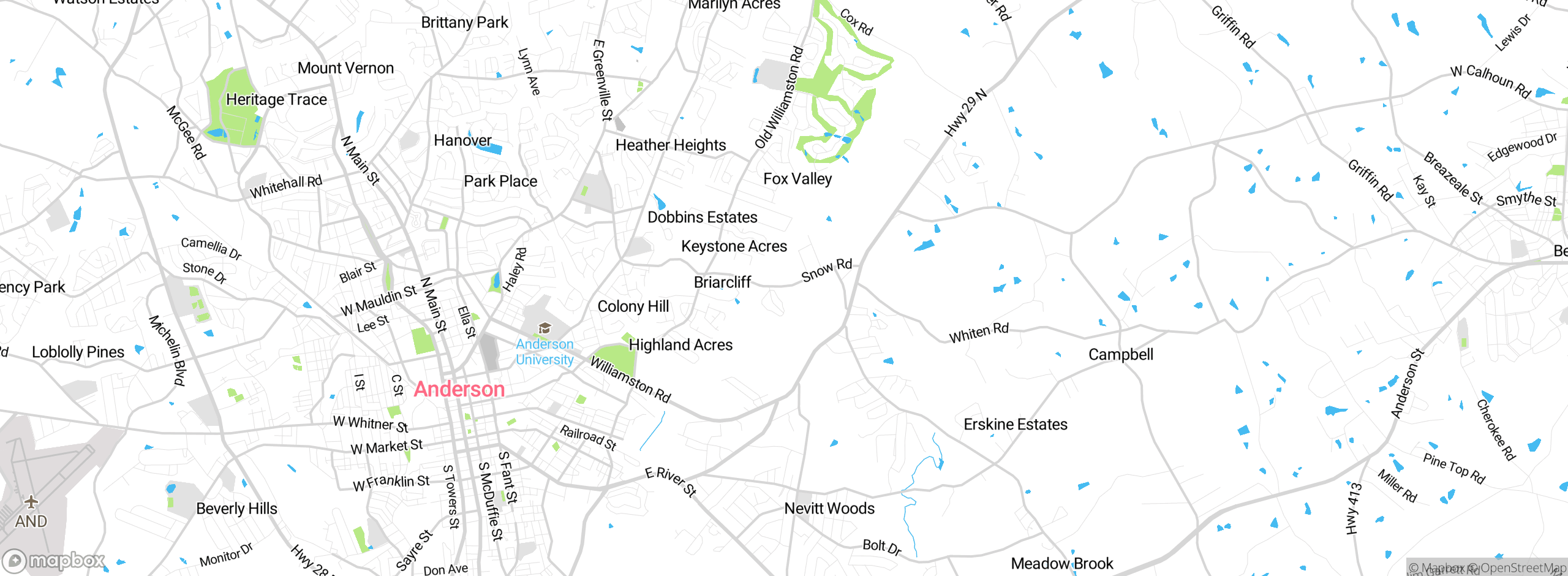 Map showing approximate location