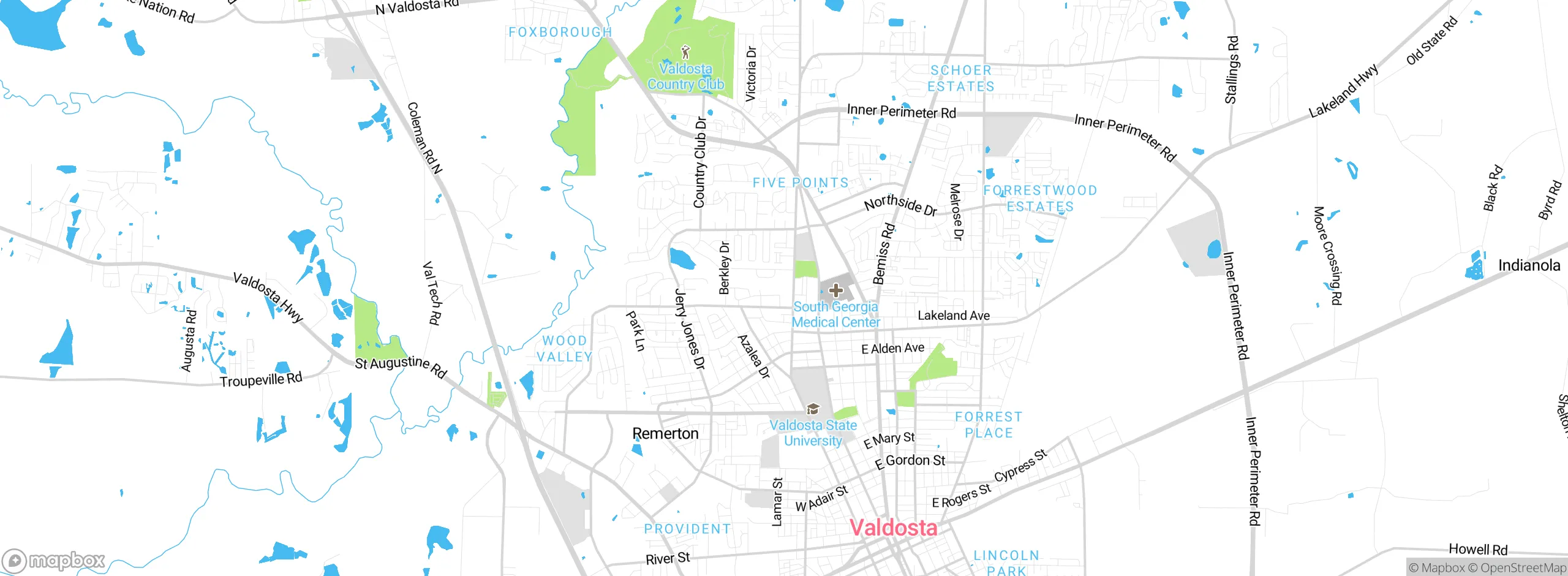 Map showing approximate location