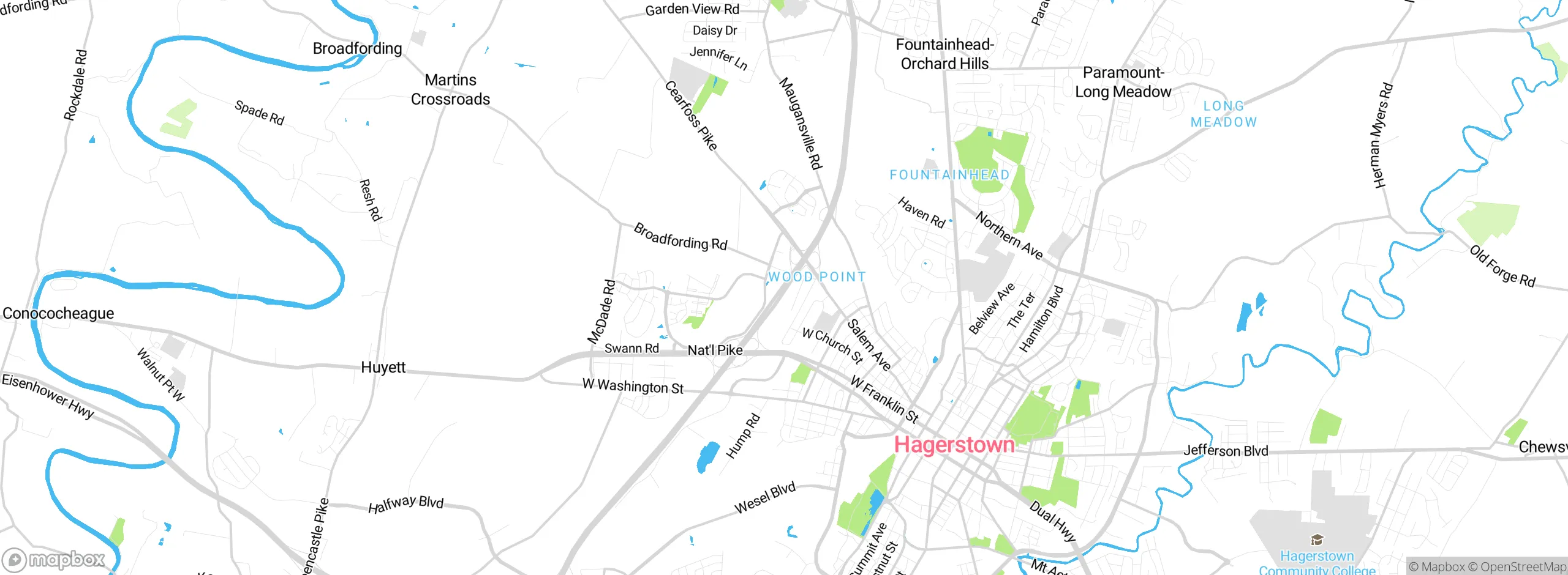 Map showing approximate location