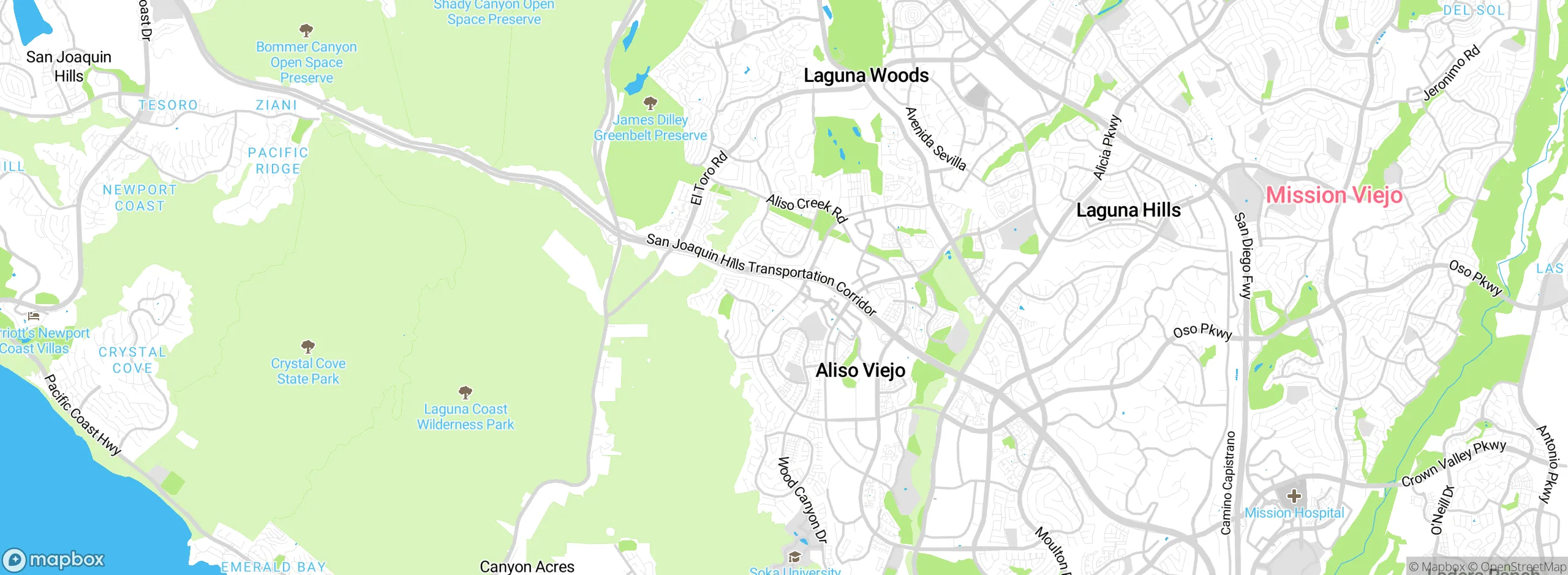 Map showing approximate location