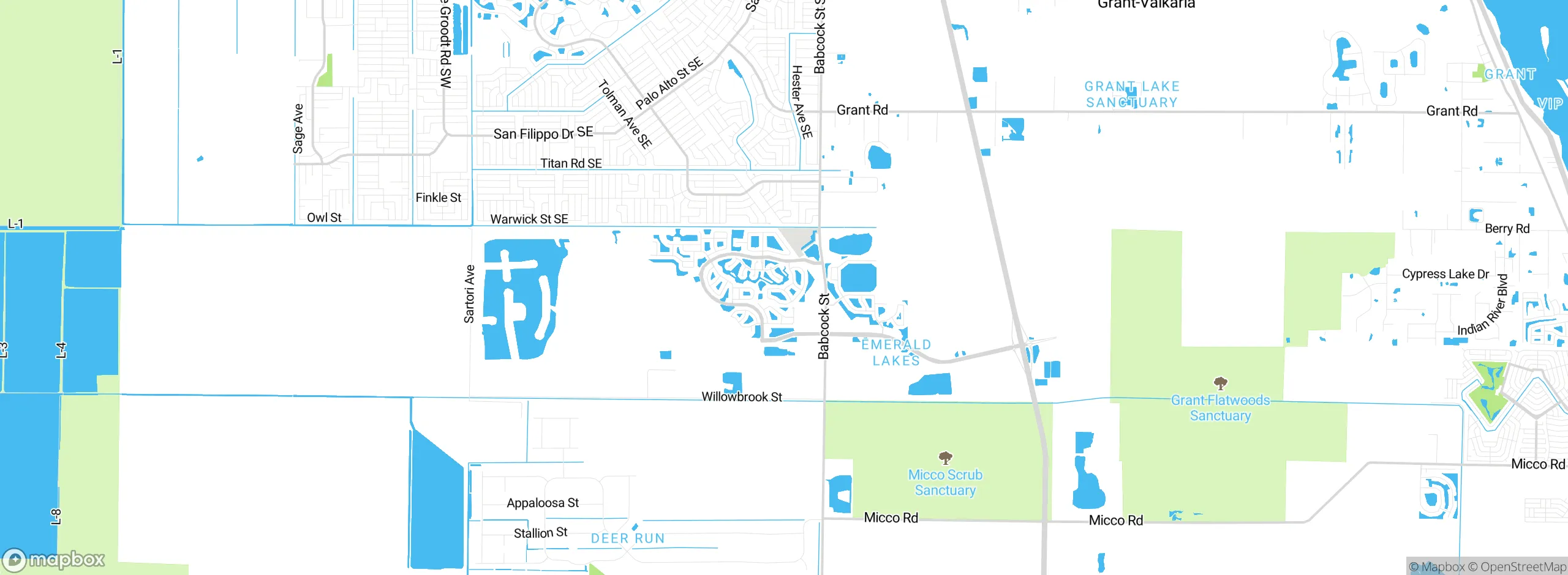 Map showing approximate location
