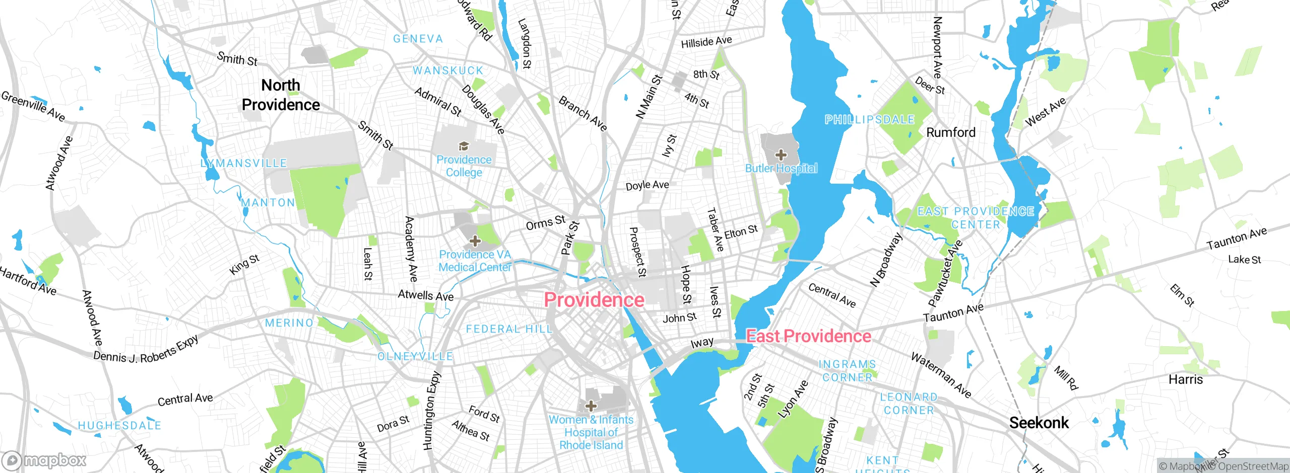 Map showing approximate location