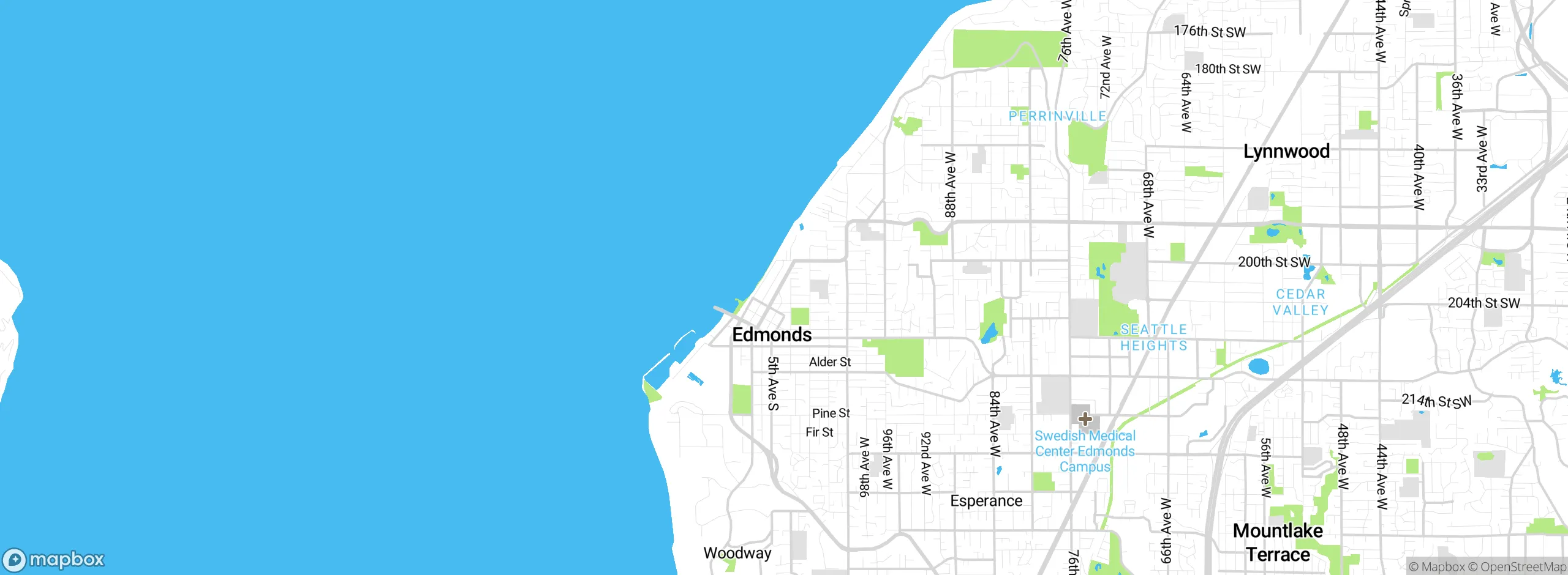 Map showing approximate location