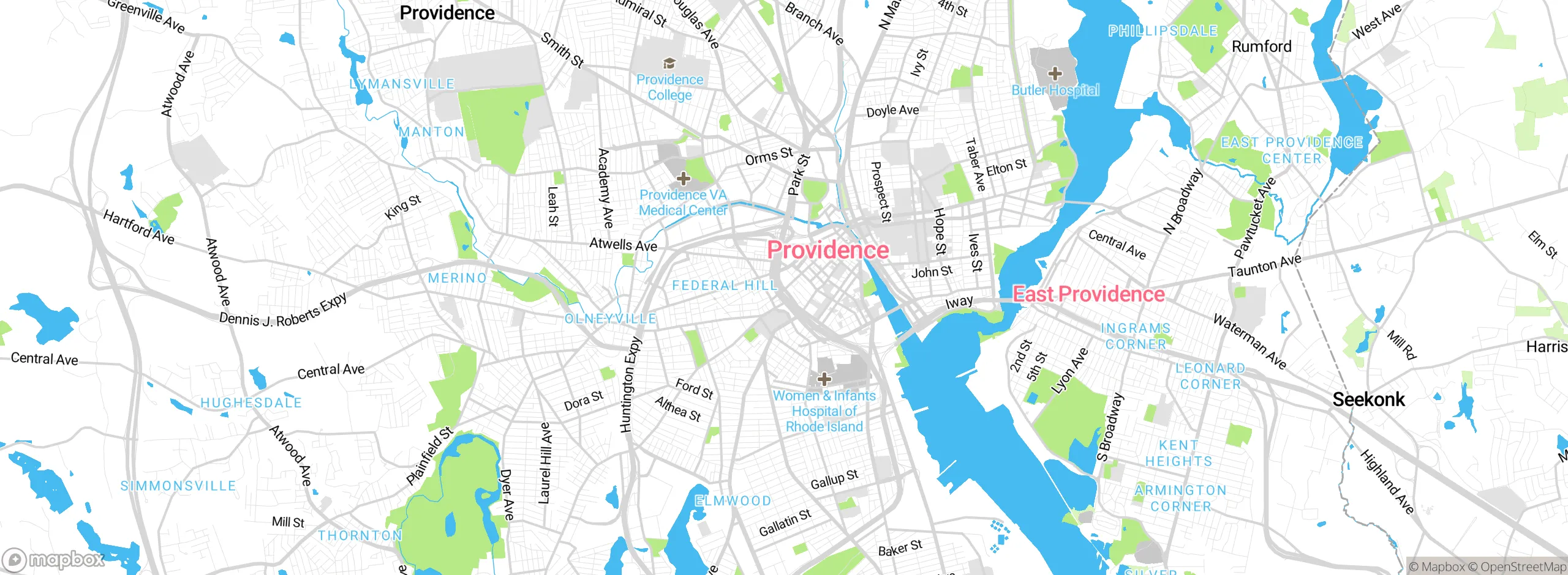 Map showing approximate location