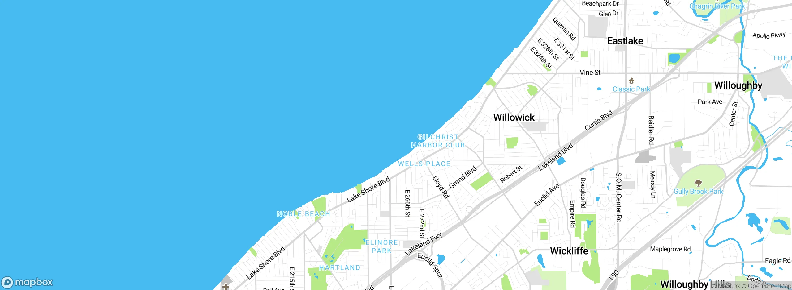 Map showing approximate location