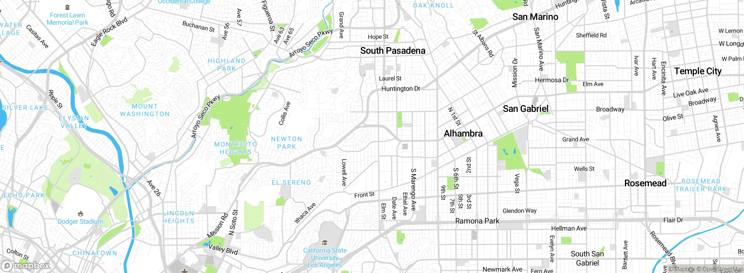 Map showing approximate location