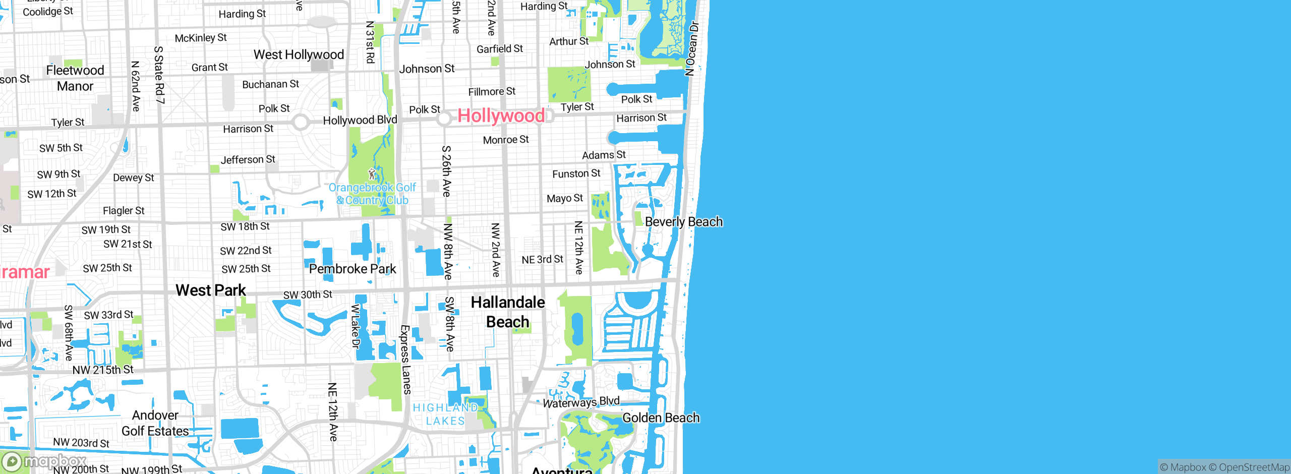 Map showing approximate location