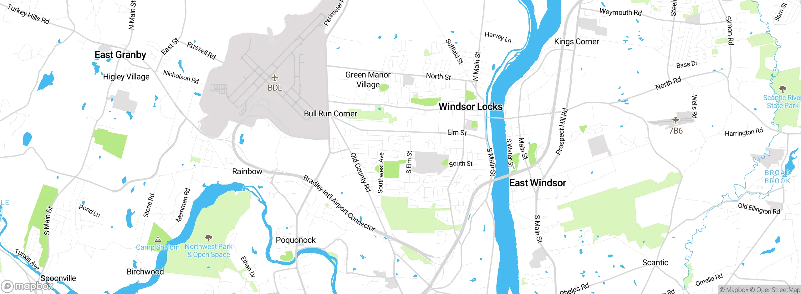 Map showing approximate location