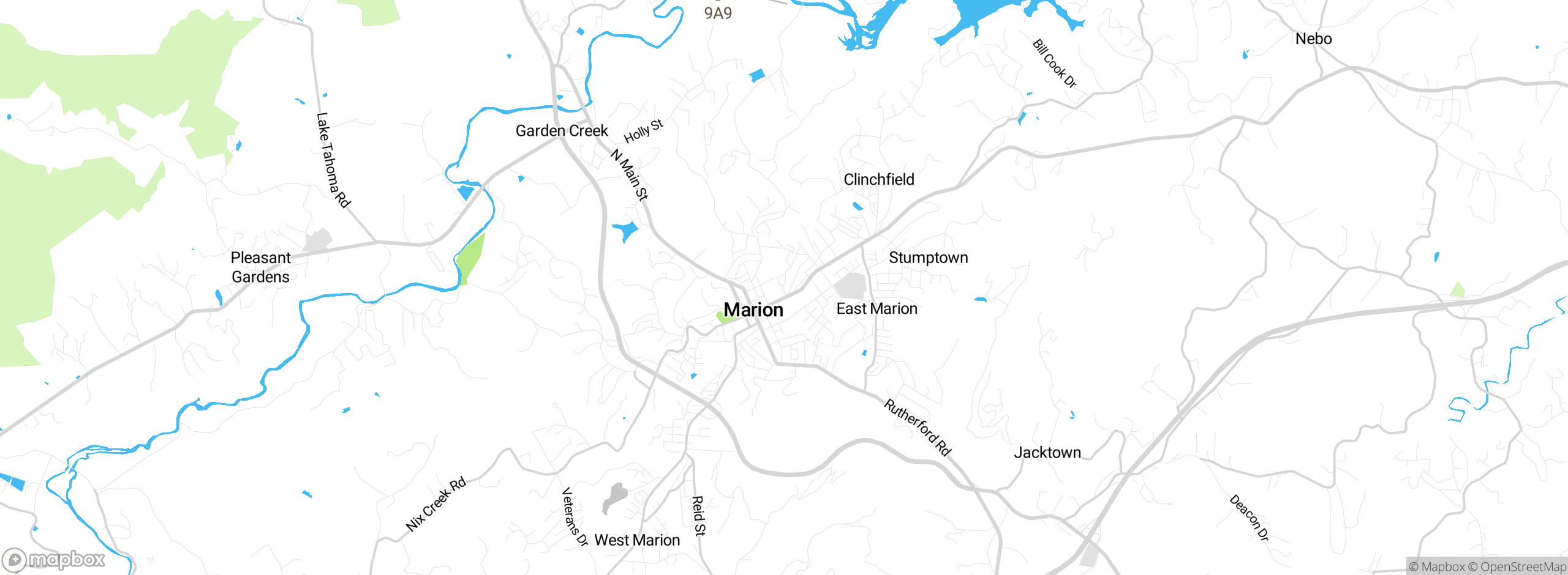 Map showing approximate location