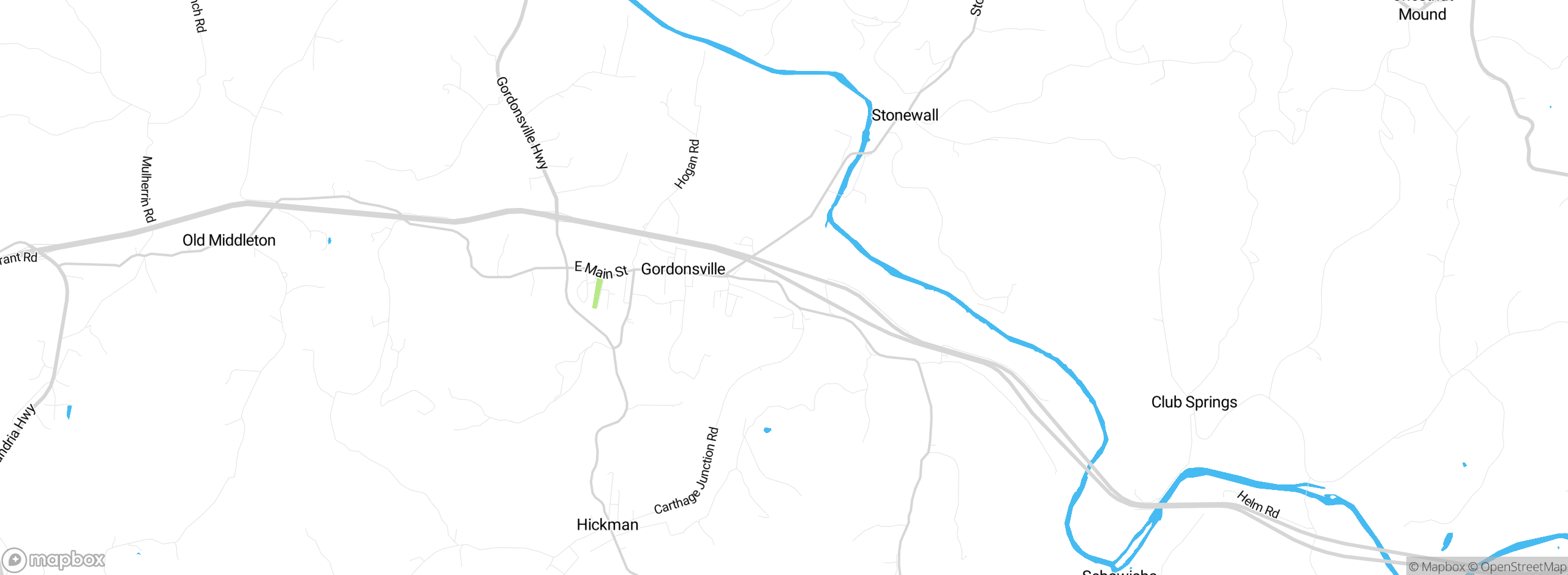 Map showing approximate location