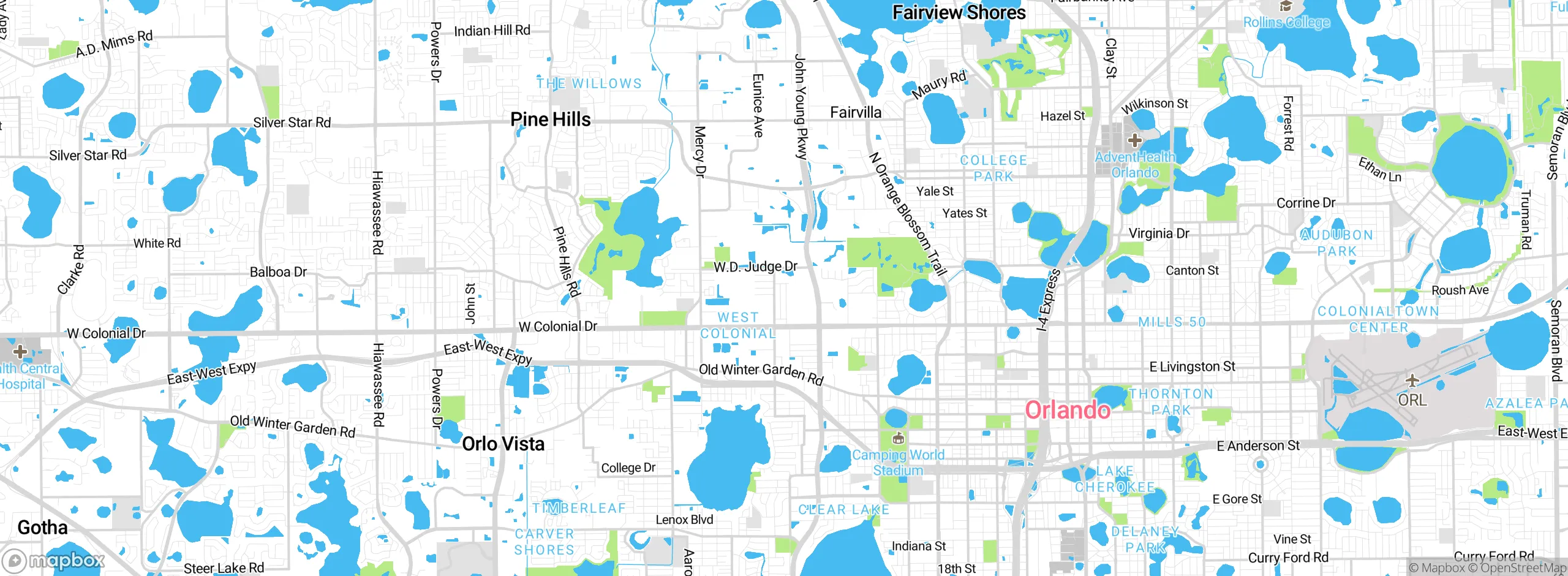 Map showing approximate location