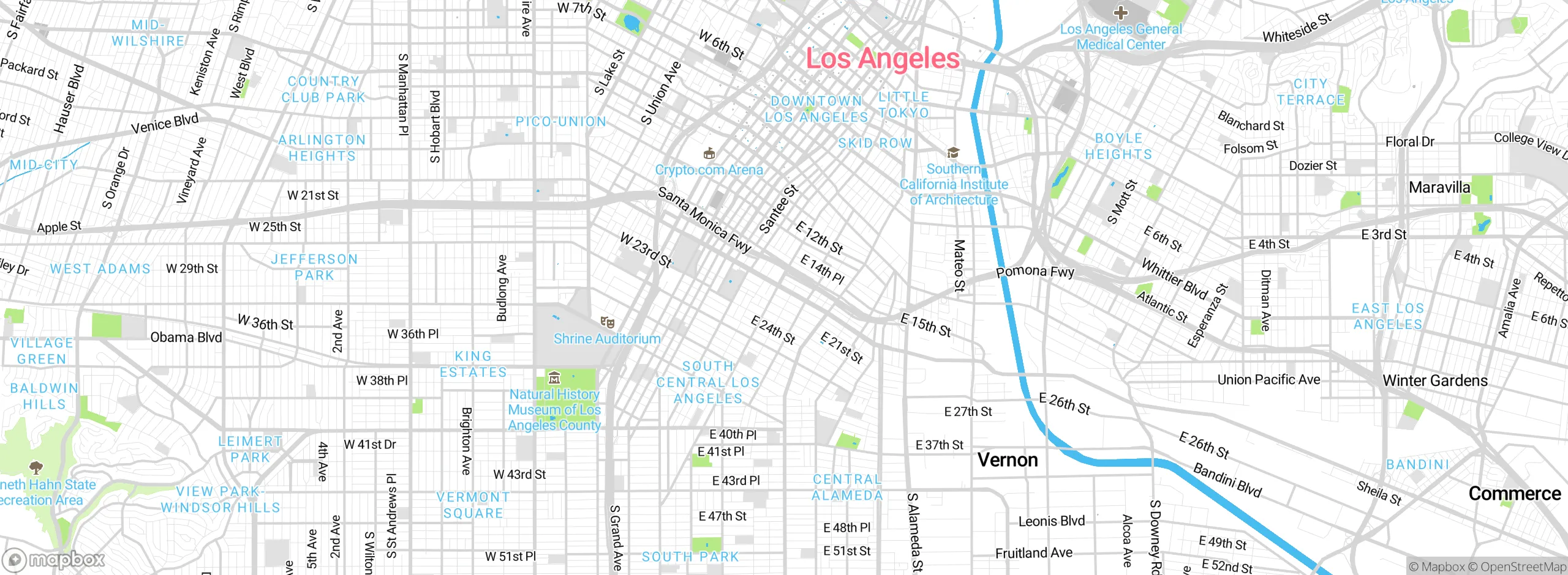 Map showing approximate location
