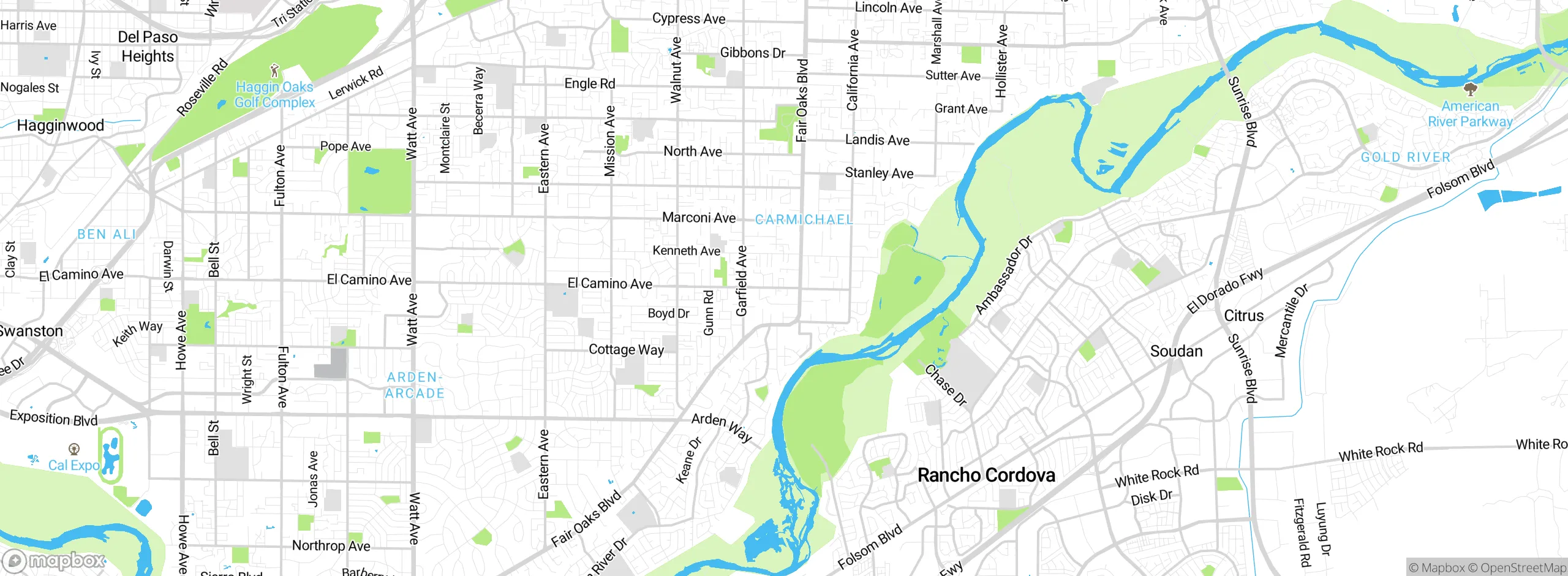 Map showing approximate location