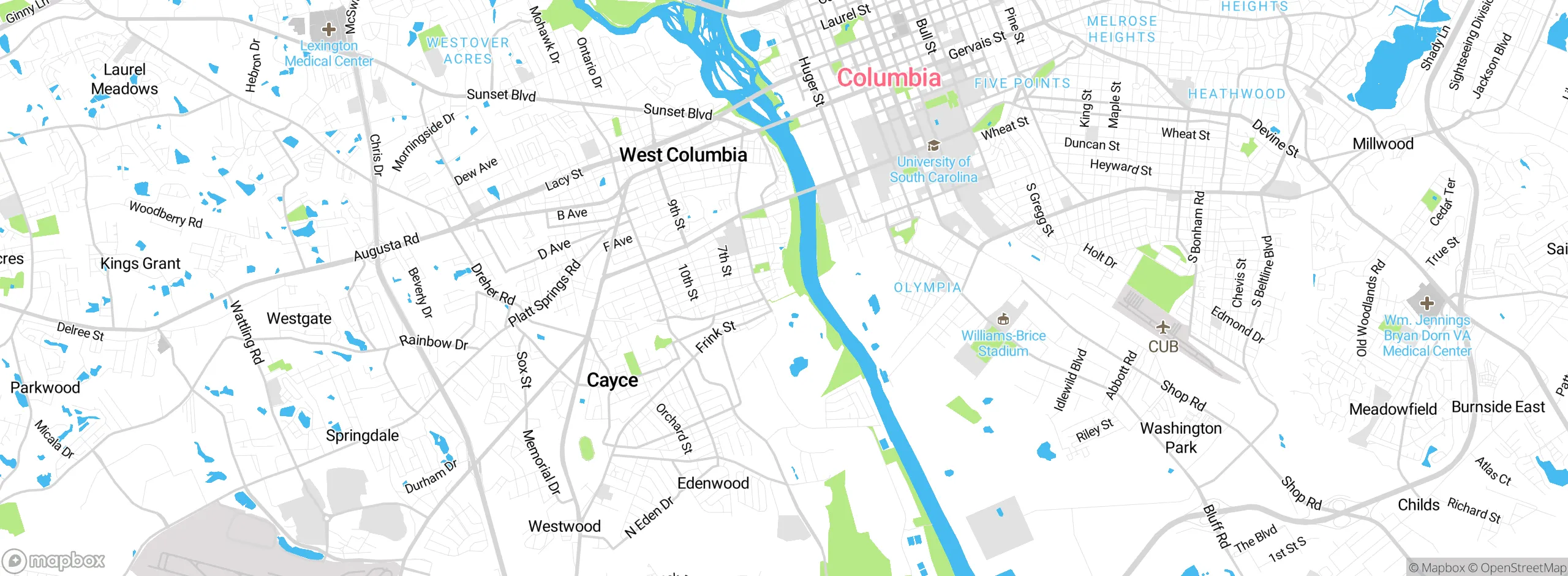 Map showing approximate location