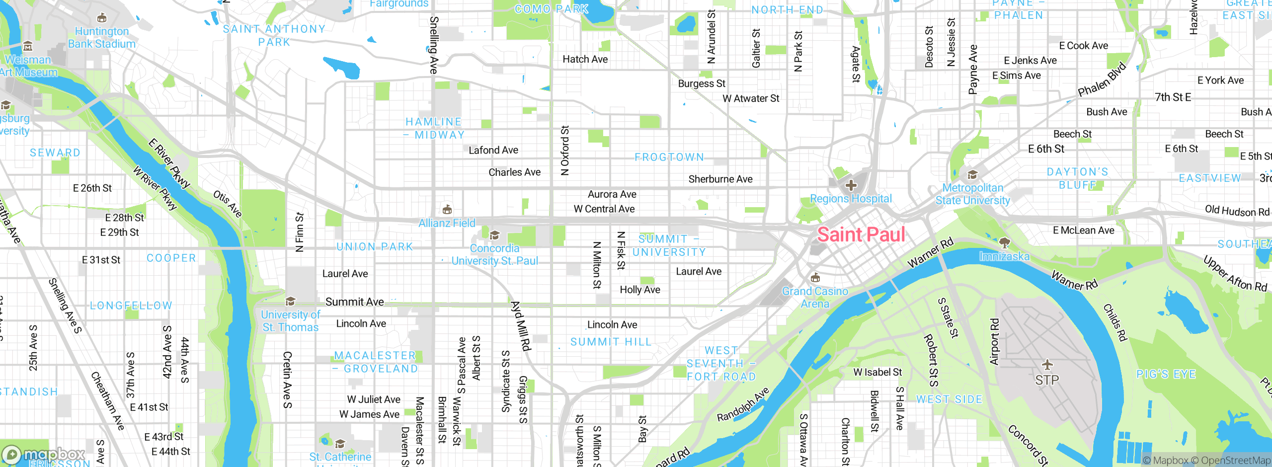 Map showing approximate location