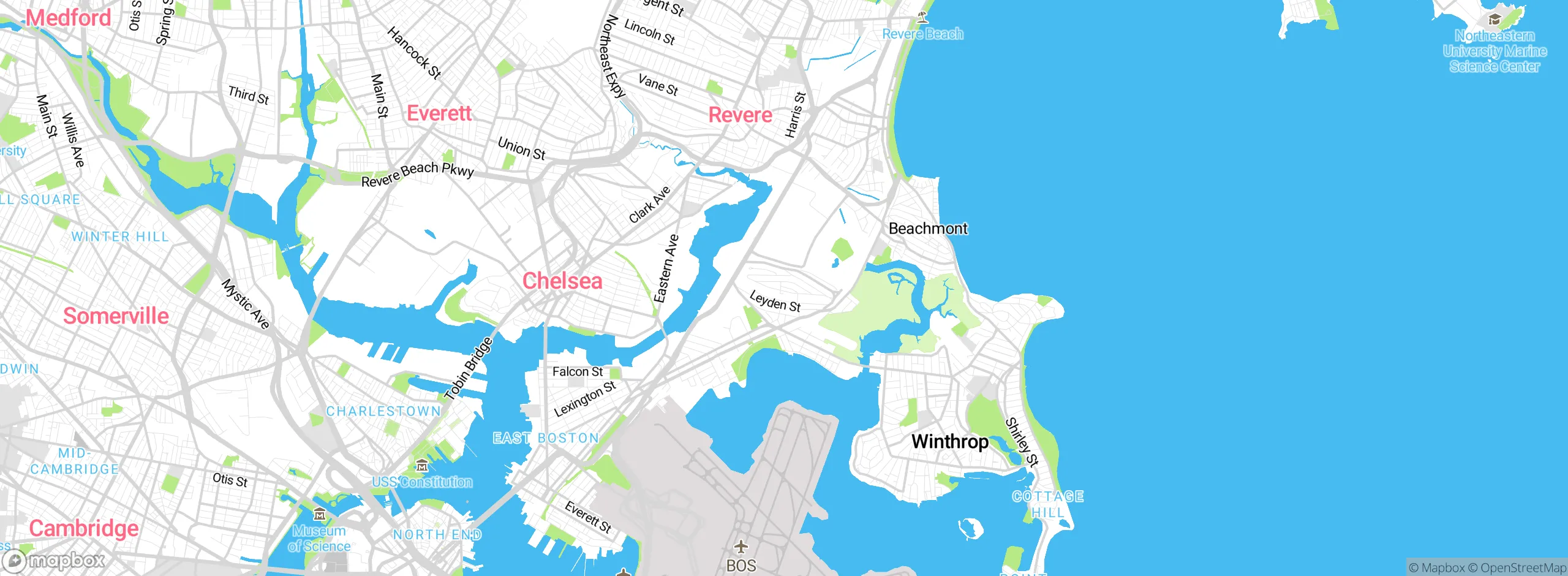 Map showing approximate location