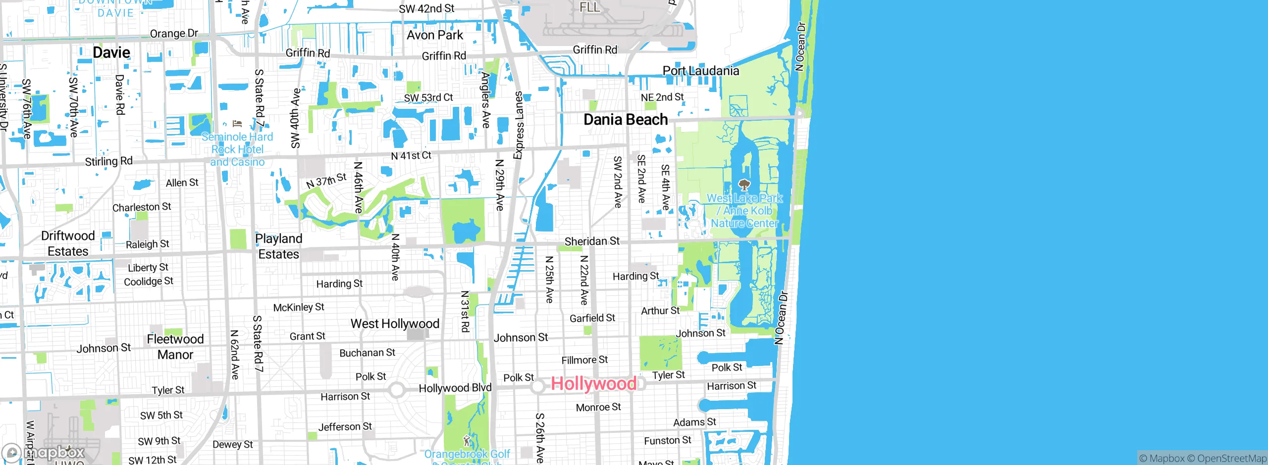 Map showing approximate location