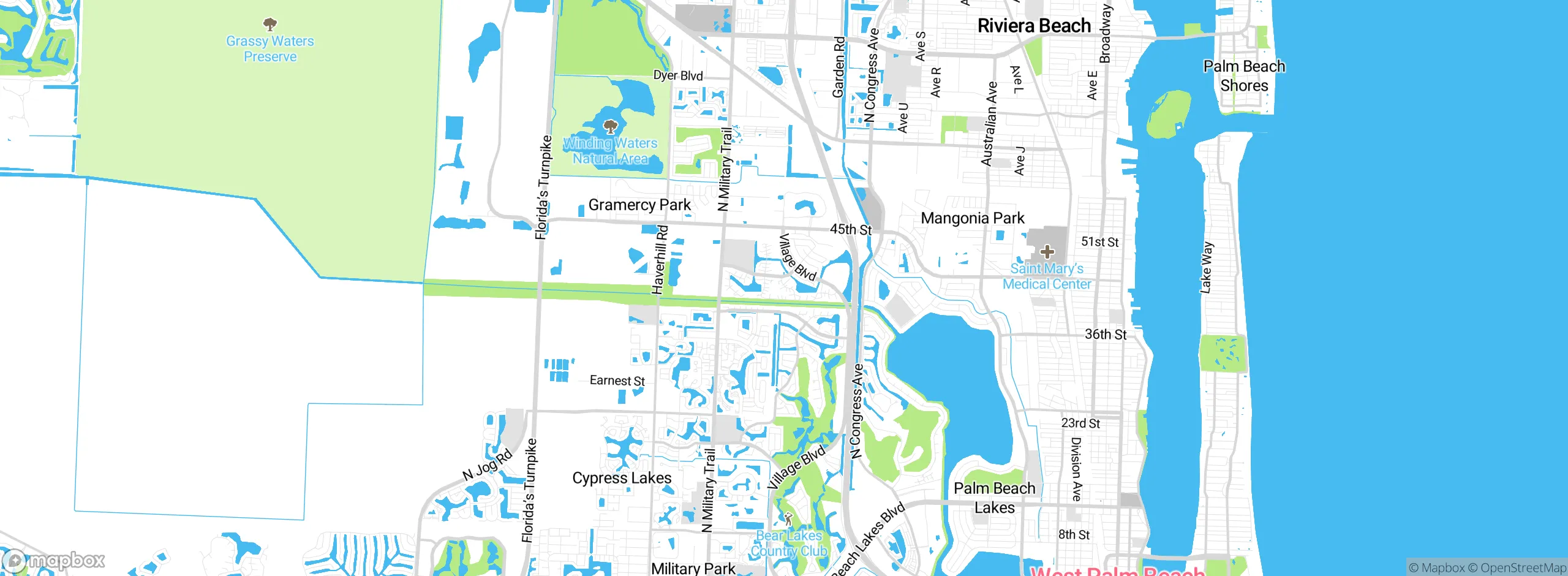 Map showing approximate location